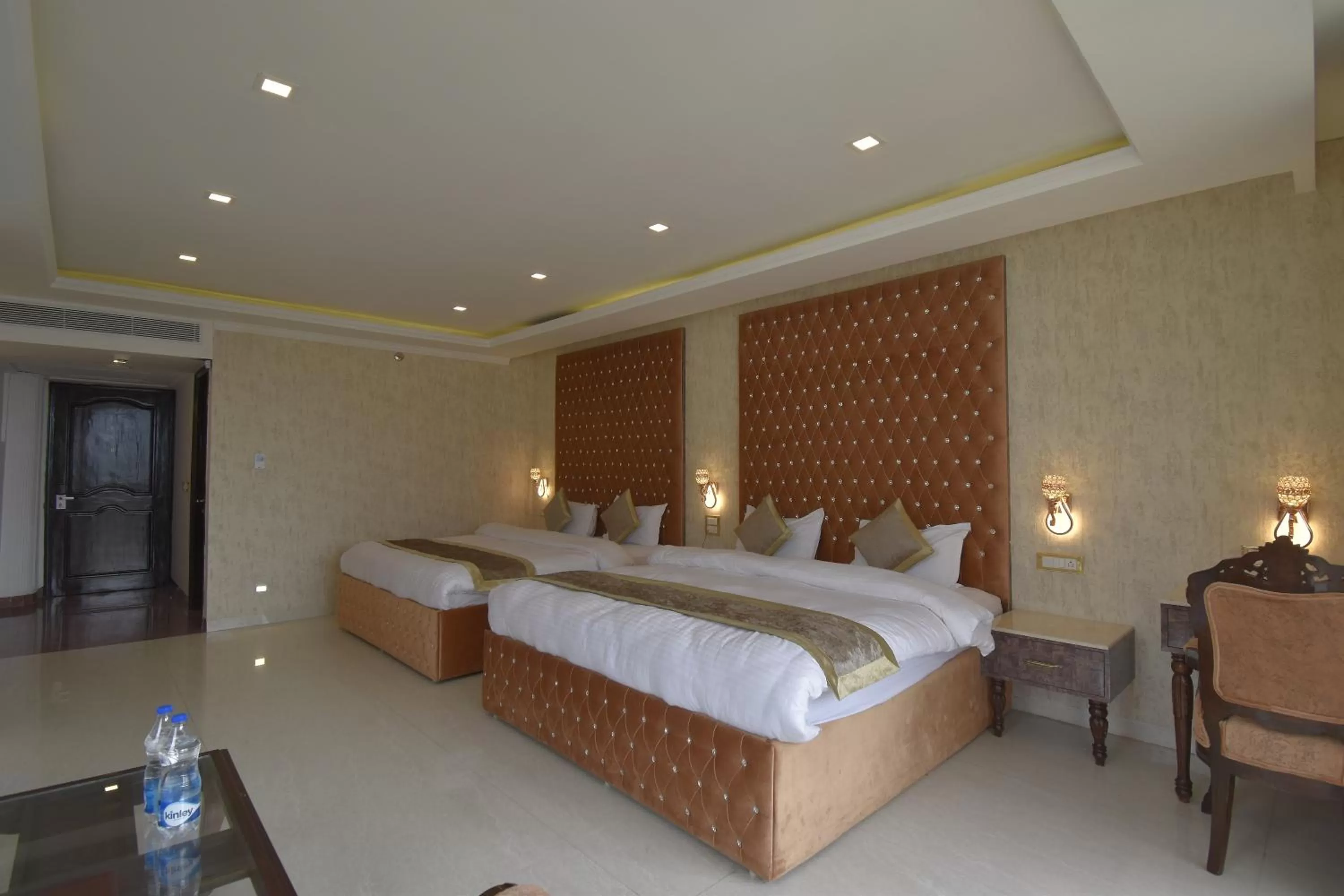 Bed in The Royal Castle AC Centralized