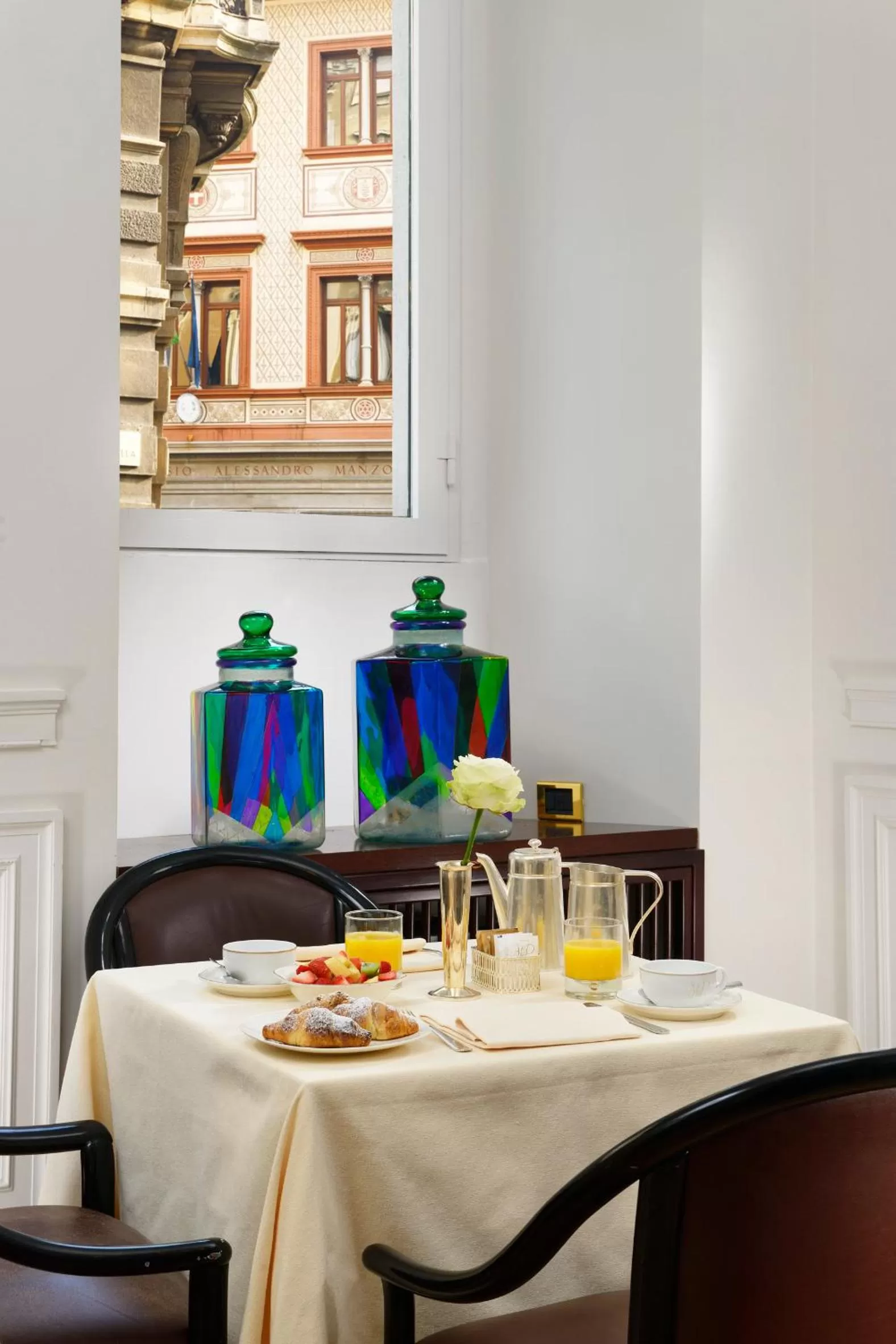 Continental breakfast in Hotel Pierre Milano