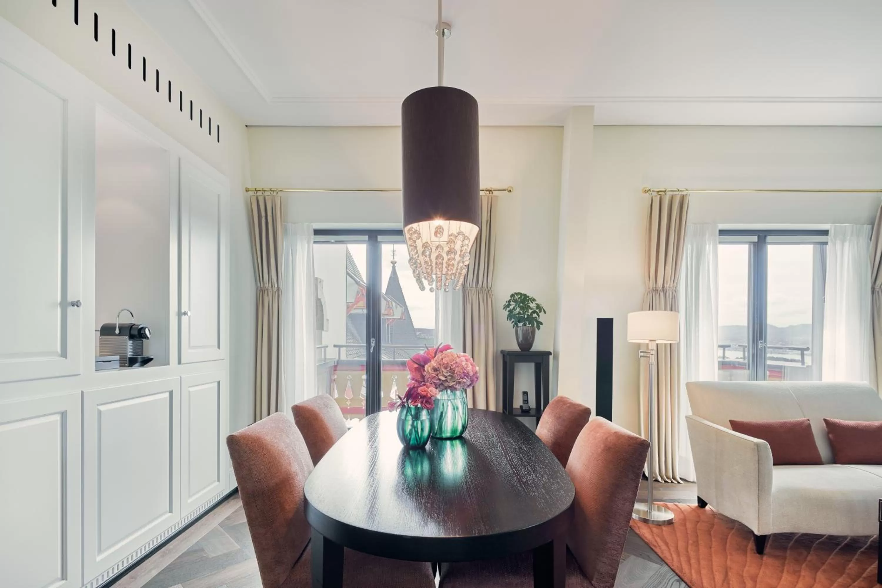 Dining area, Bed in The Dolder Grand - City and Spa Resort Zurich