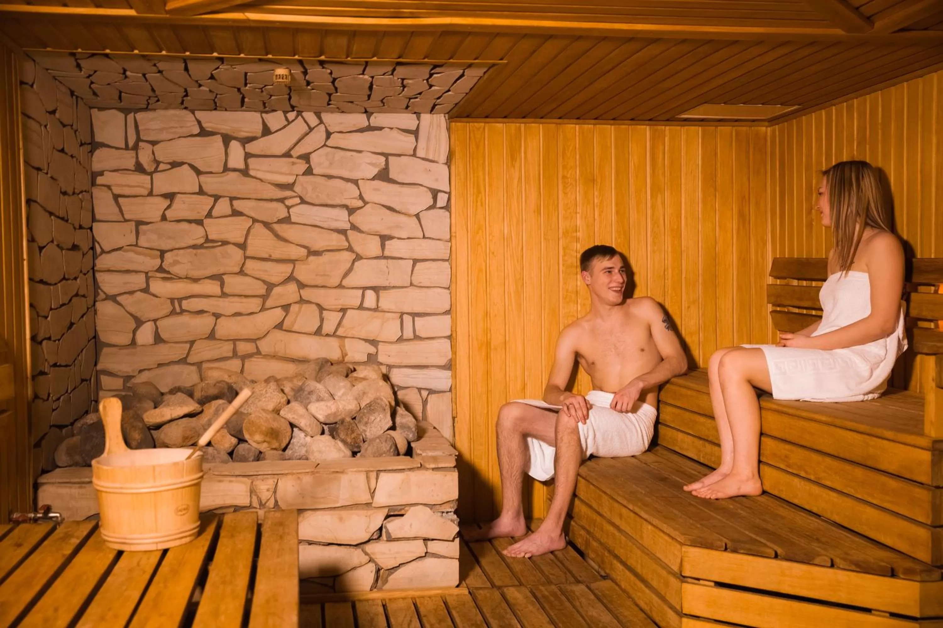 Sauna in Hotel Tigra
