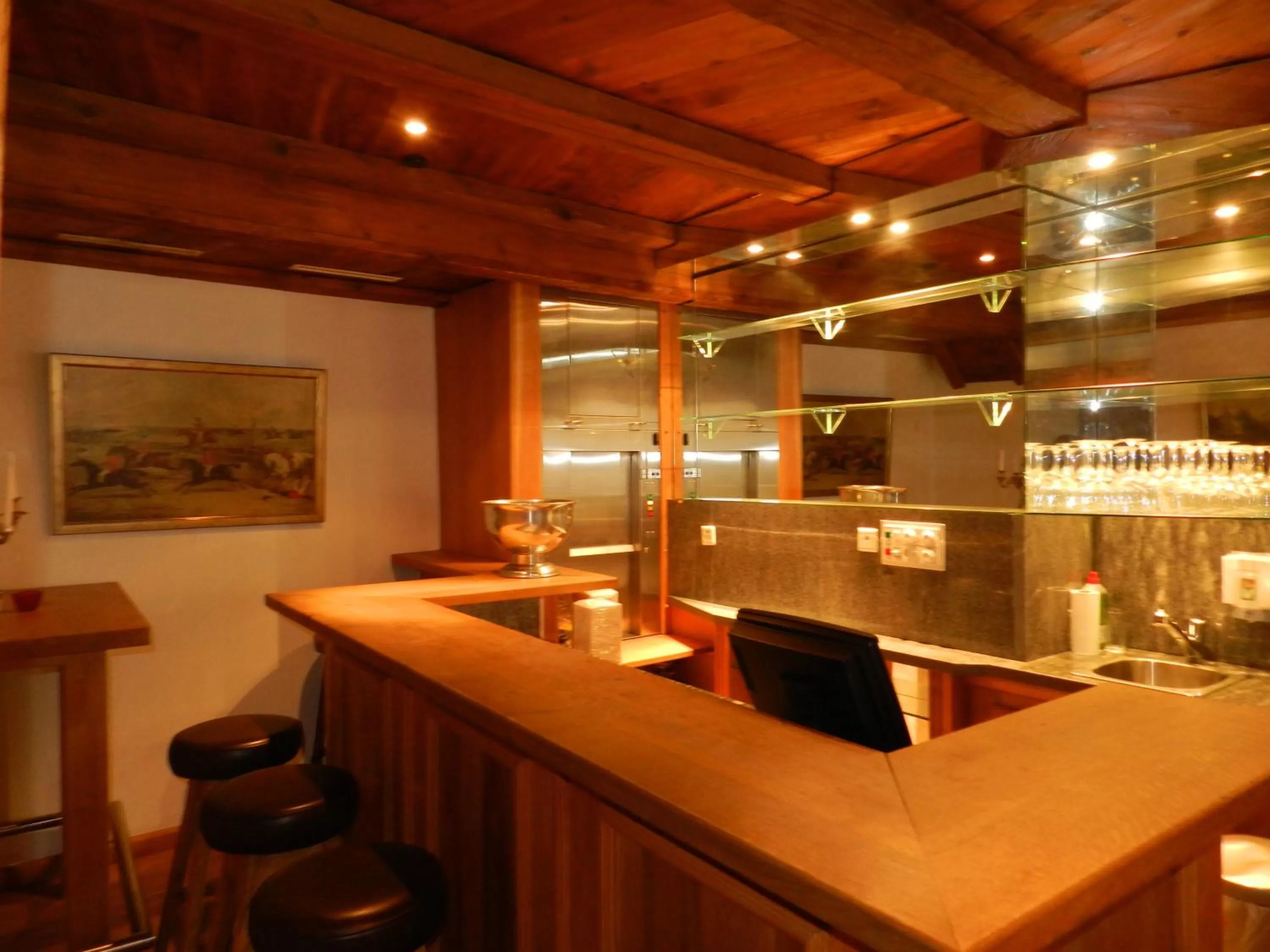 Lobby or reception in Hotel Franziskaner