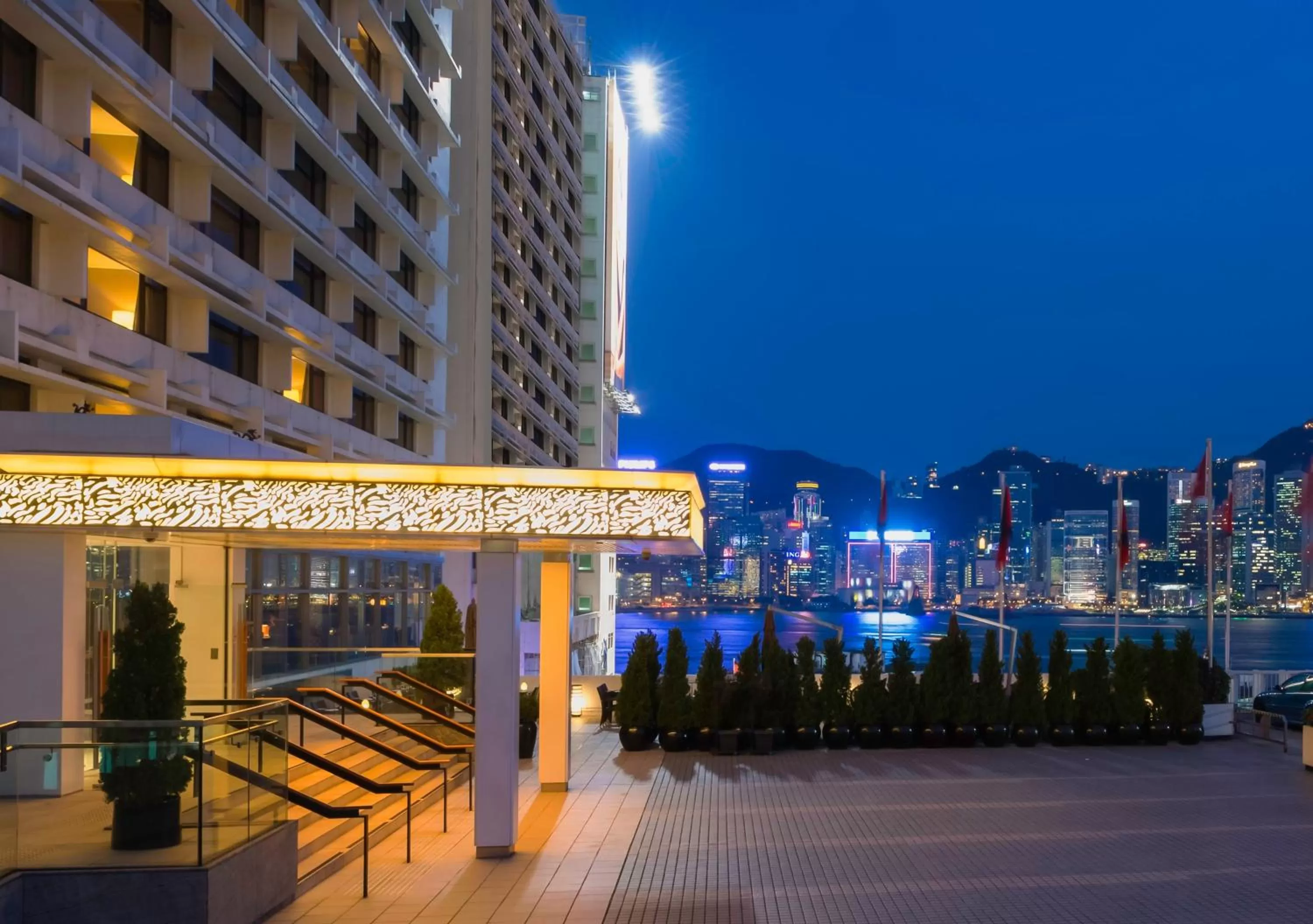 Facade/entrance in Marco Polo Hongkong Hotel