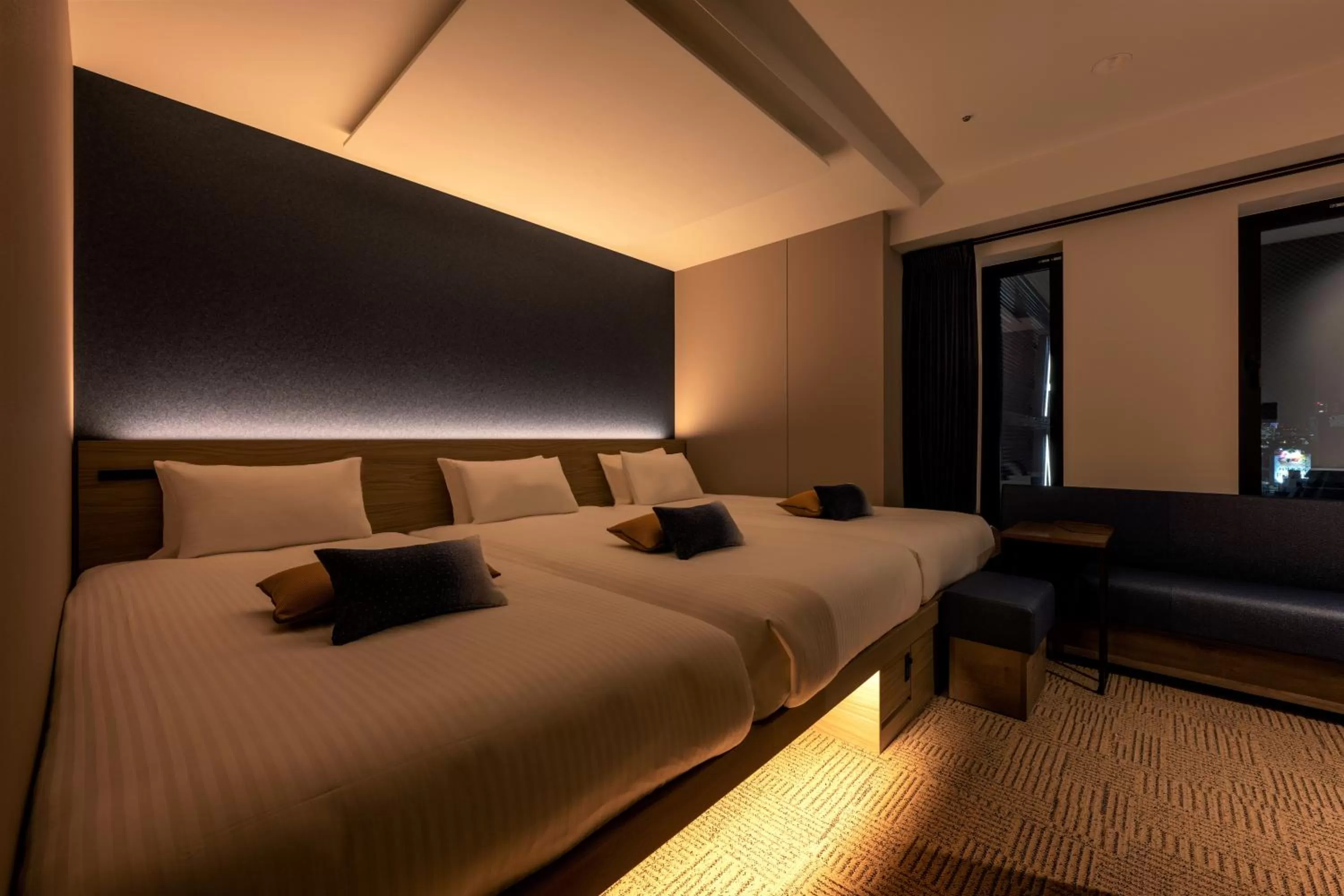 Photo of the whole room, Bed in HOTEL AMANEK Shinjuku Kabukicho