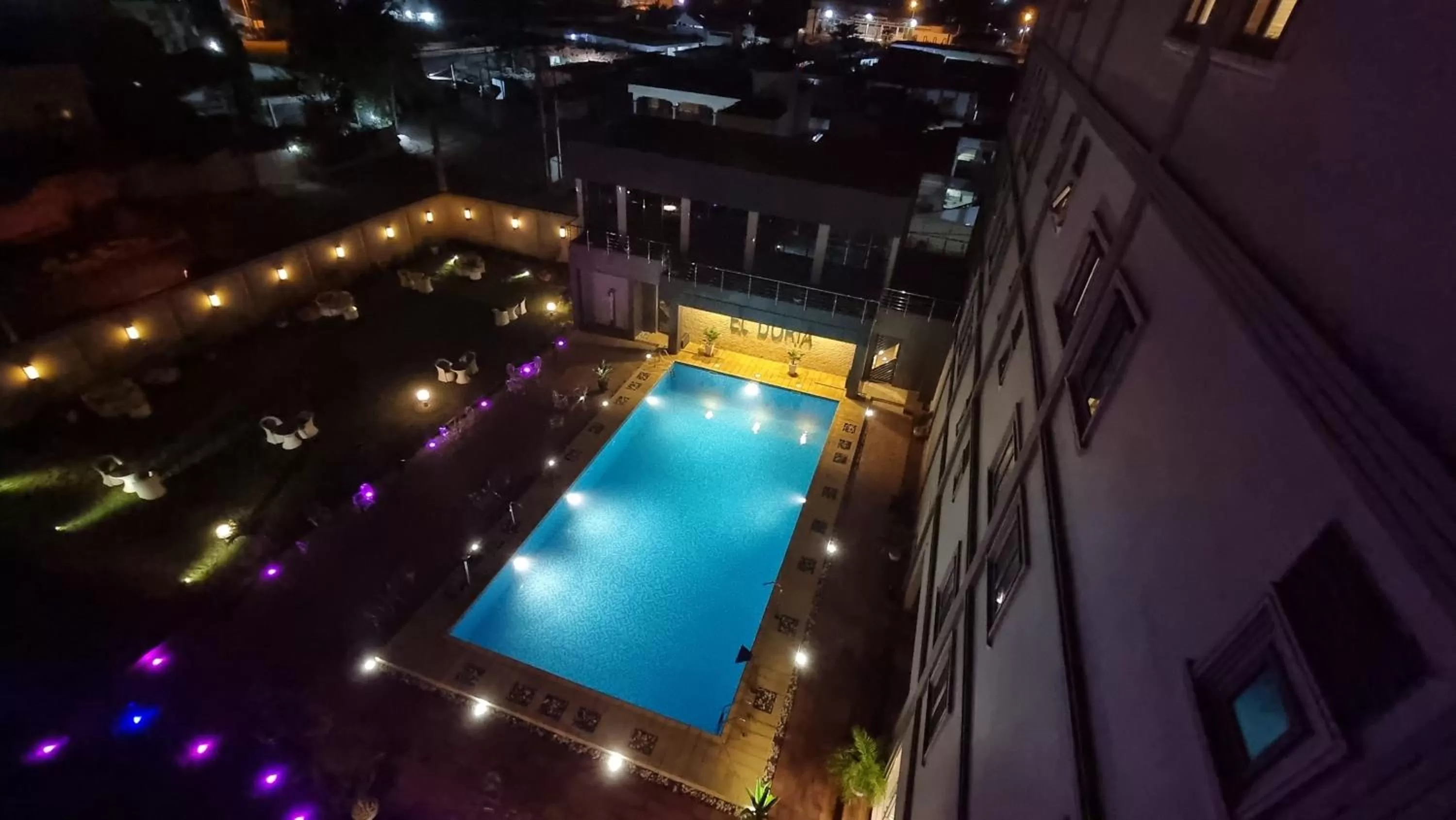 Pool view in El Doria Hotel