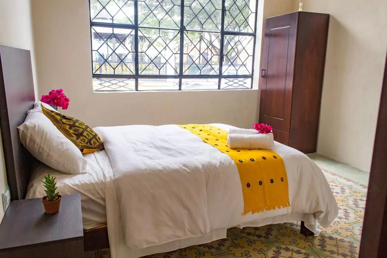 Bed in Hotel Maculís