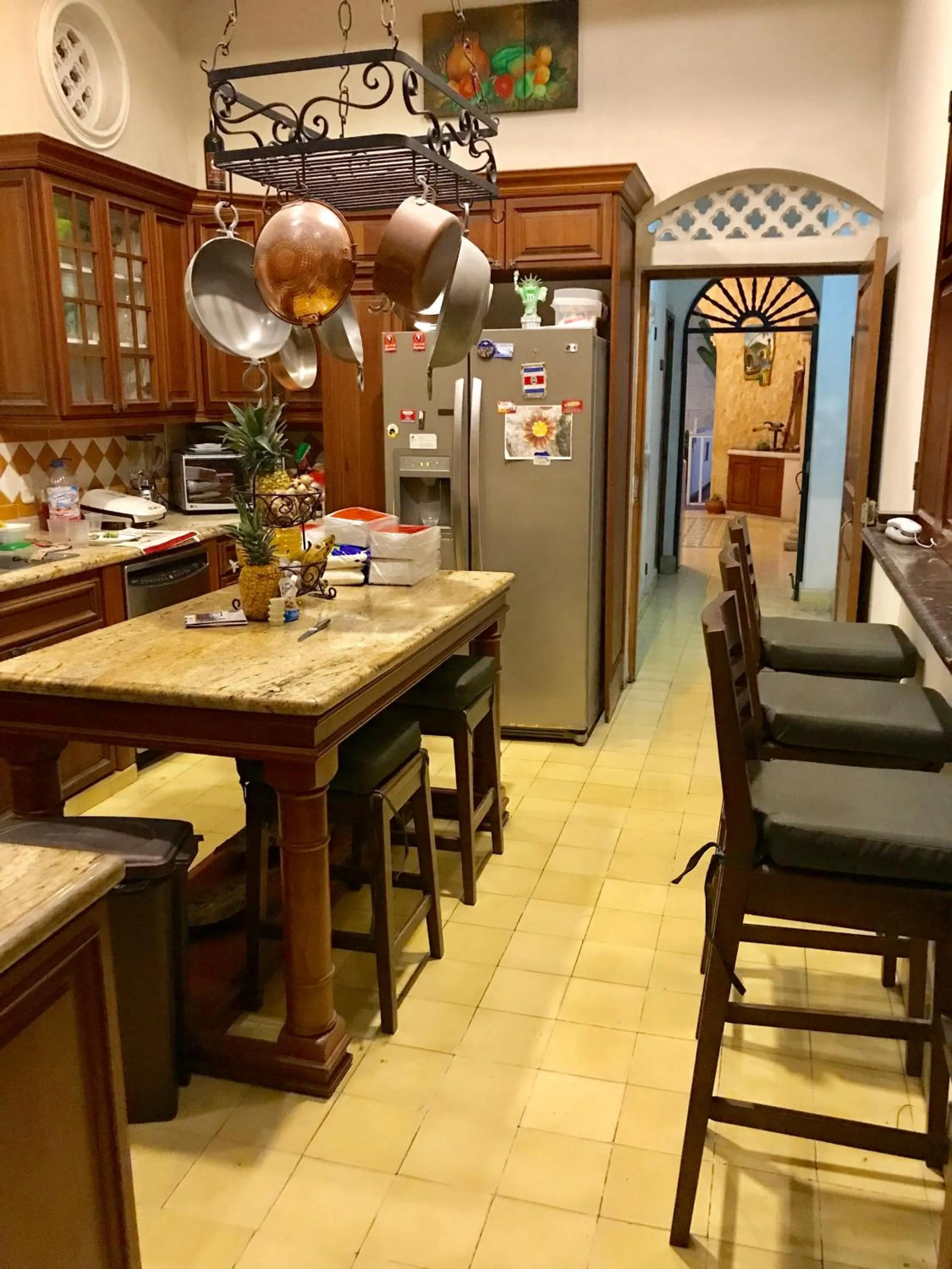 Kitchen or kitchenette in Hotel Boutique Castillo Ines Maria