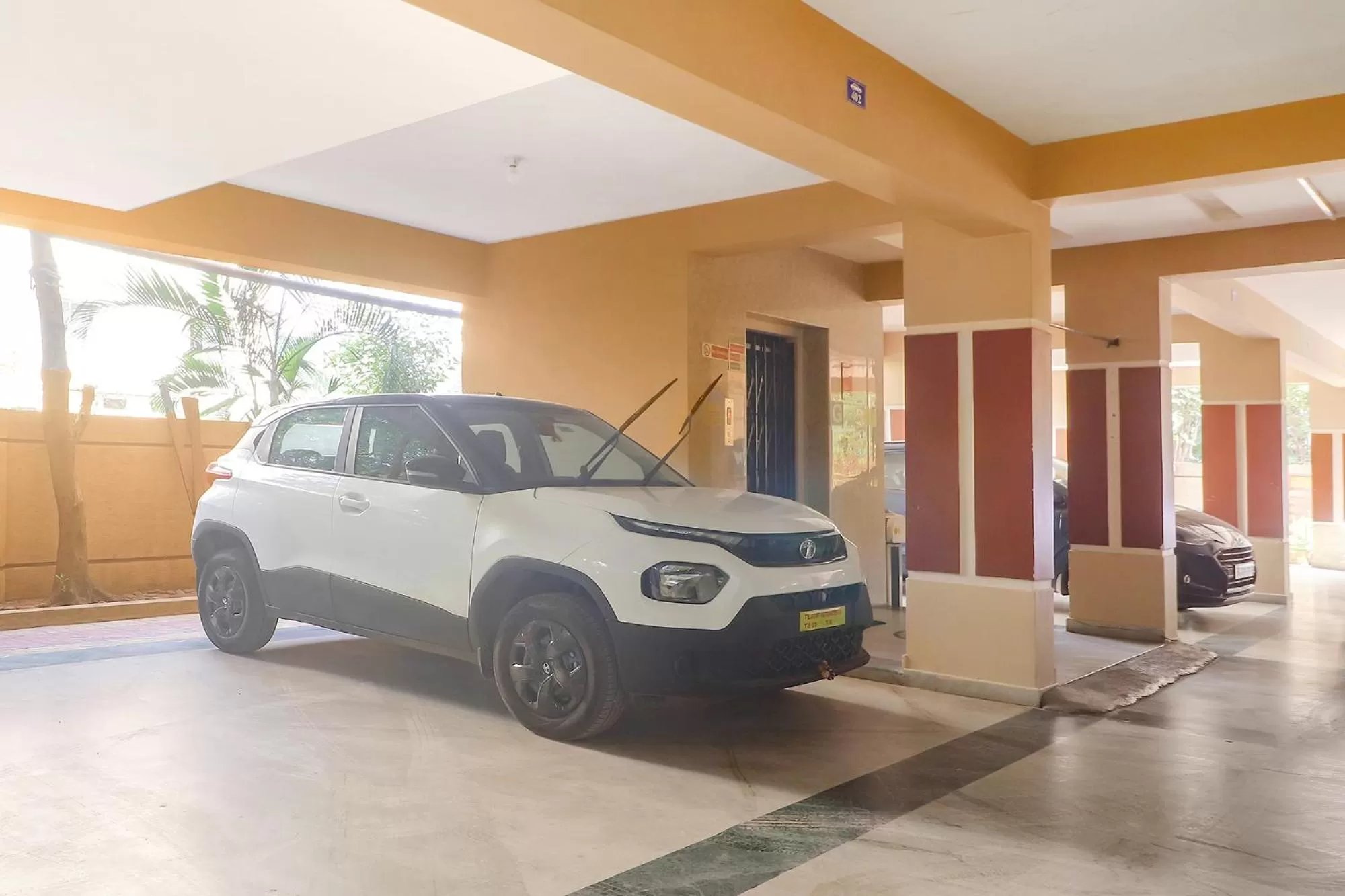 Parking in FabHotel Golden Gate - Nr Hitech City