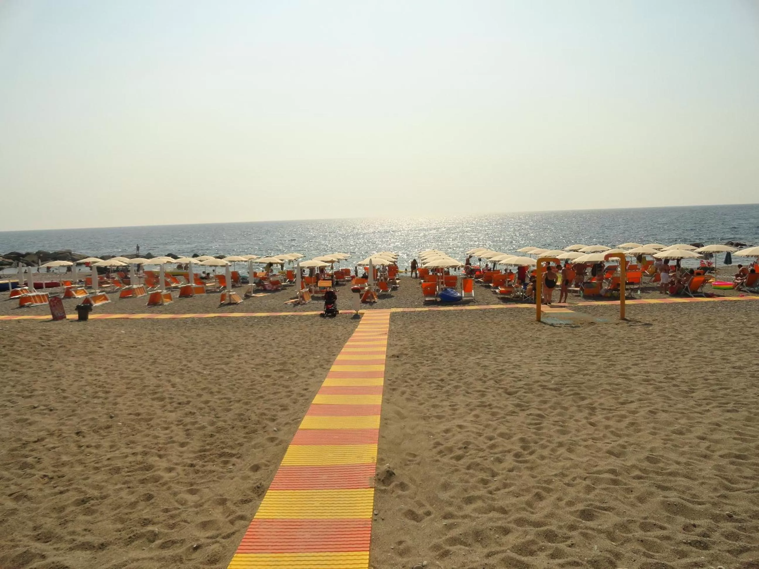 Beach in Hotel Miramare