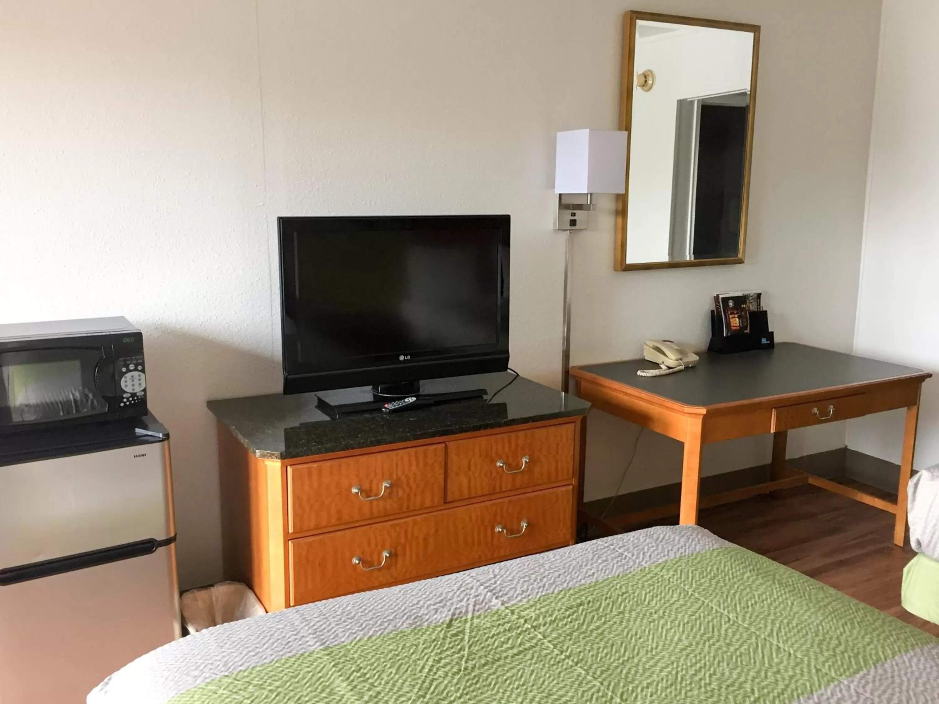 Bed in Motel 6-Parkersburg, WV