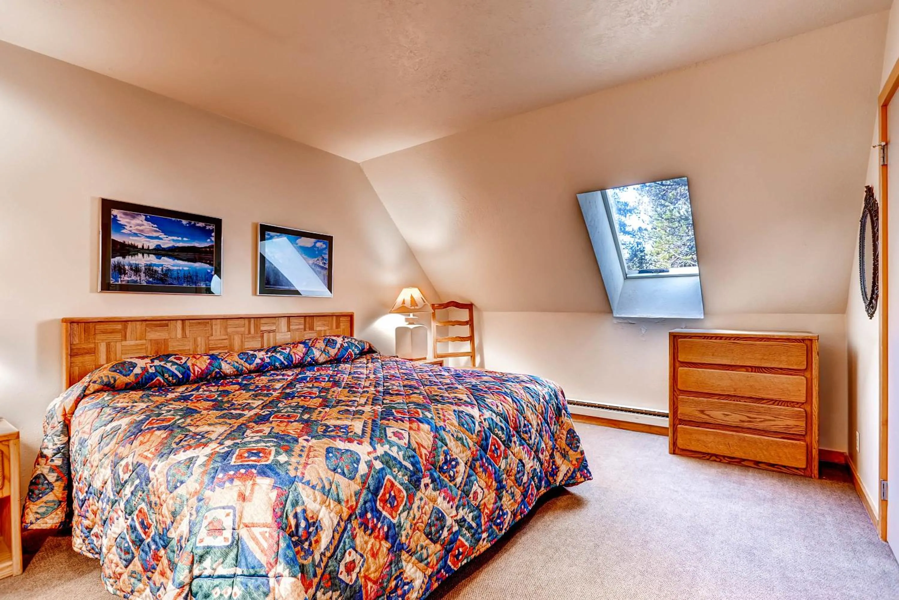 Bed in Evergreen Condominiums by Vail Resorts