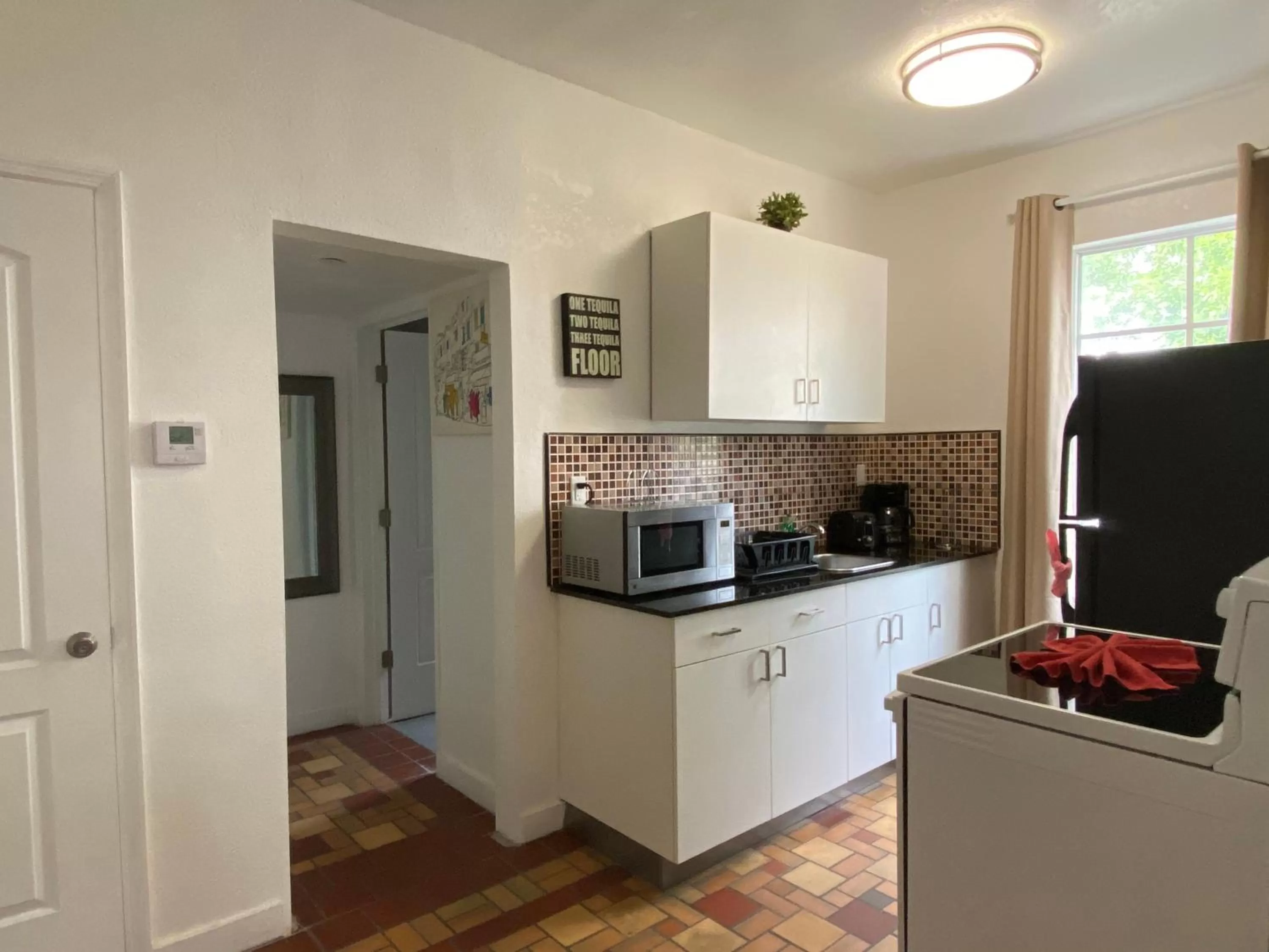 Kitchen or kitchenette in Harding Boutique Apartments