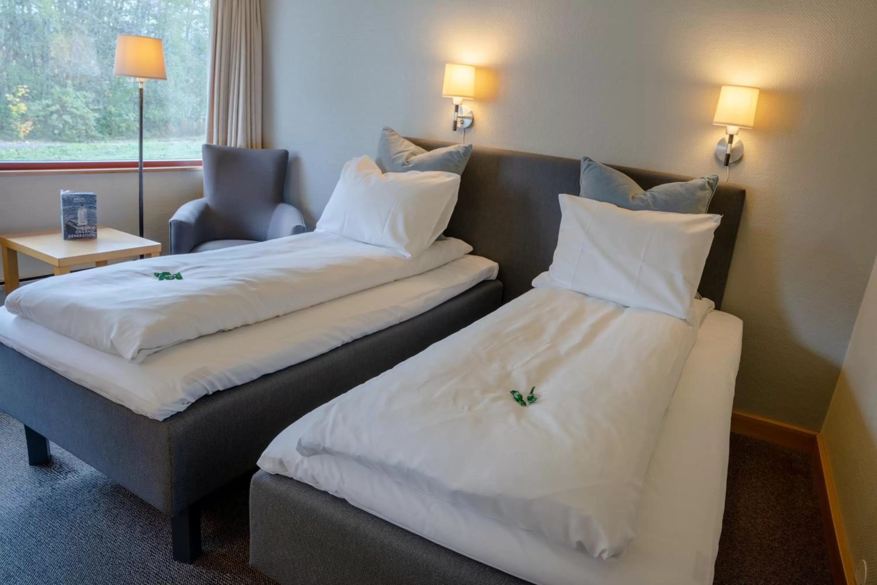 Bedroom, Bed in Thorbjørnrud Hotell