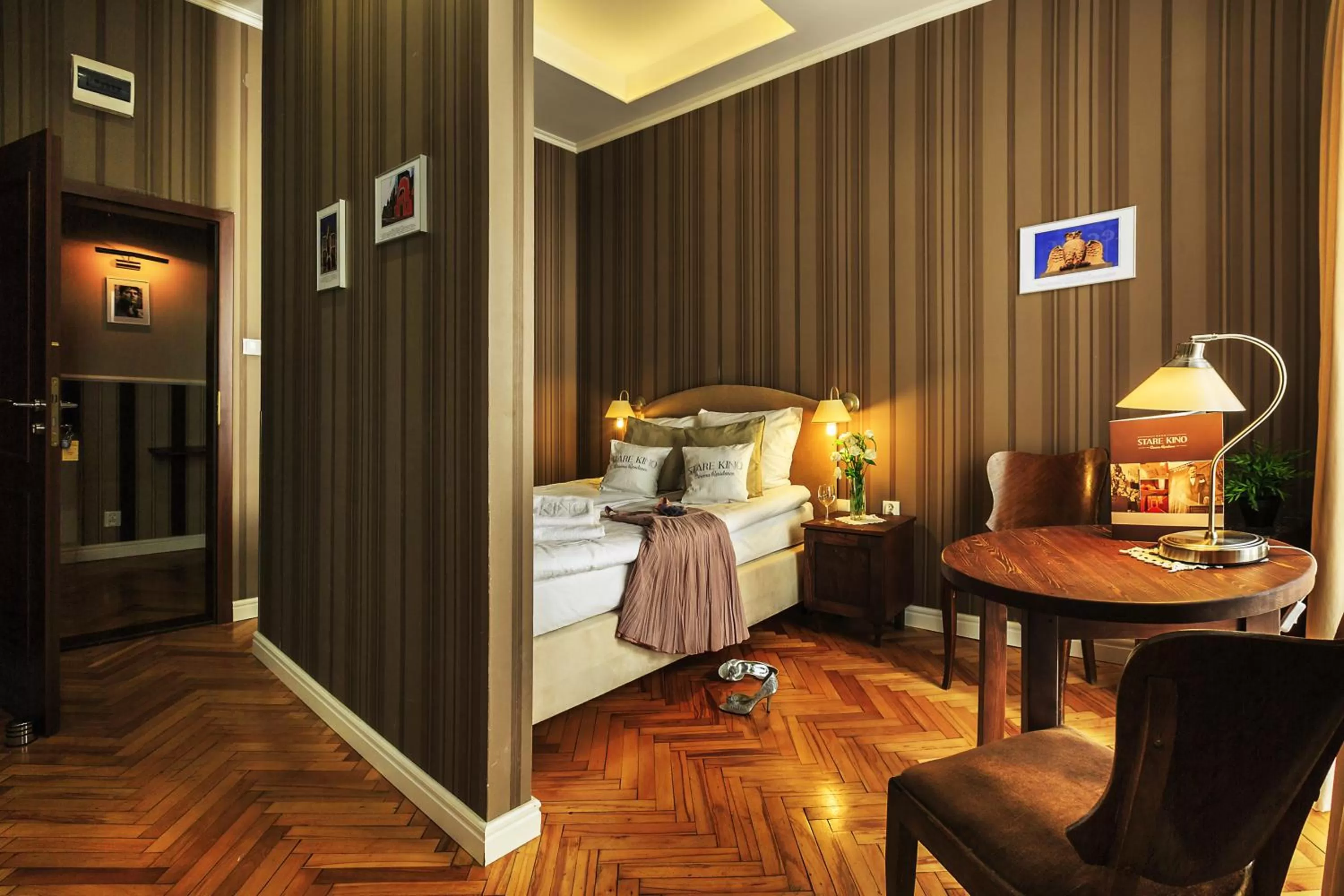 Bedroom, Bed in Stare Kino Cinema Residence