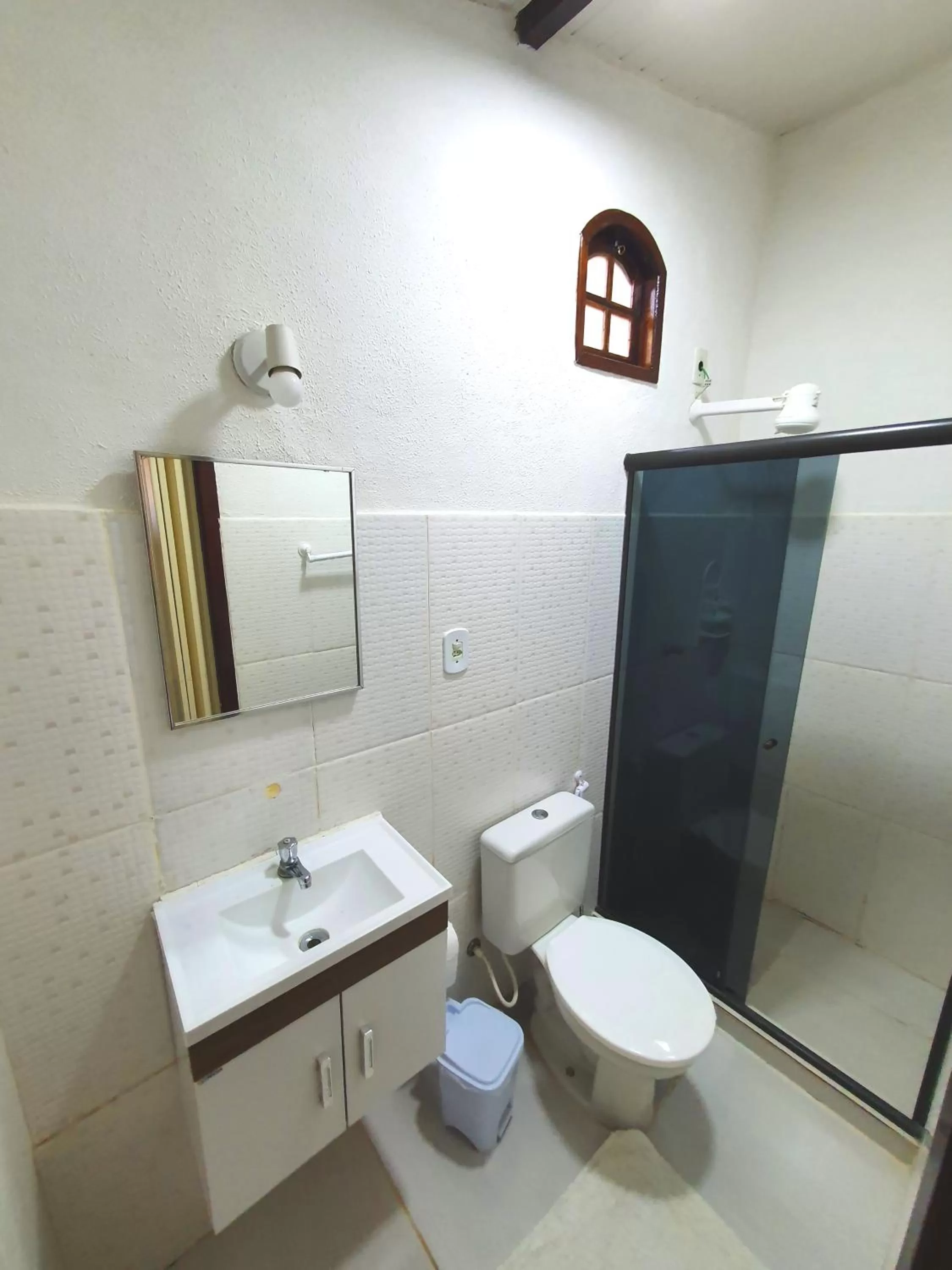 Bathroom in Suítes Casa do Barão