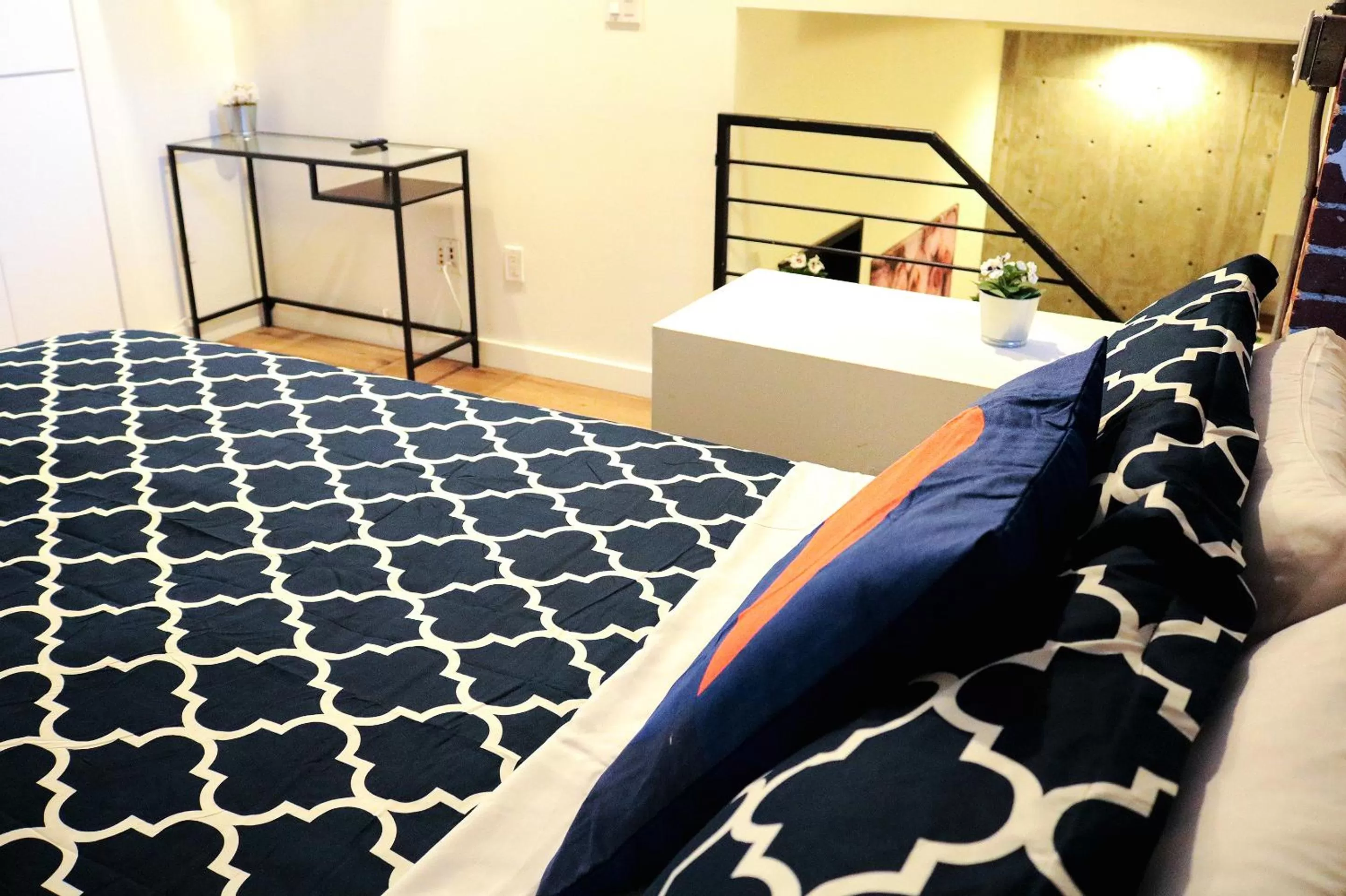 Bed in The Haas Suites