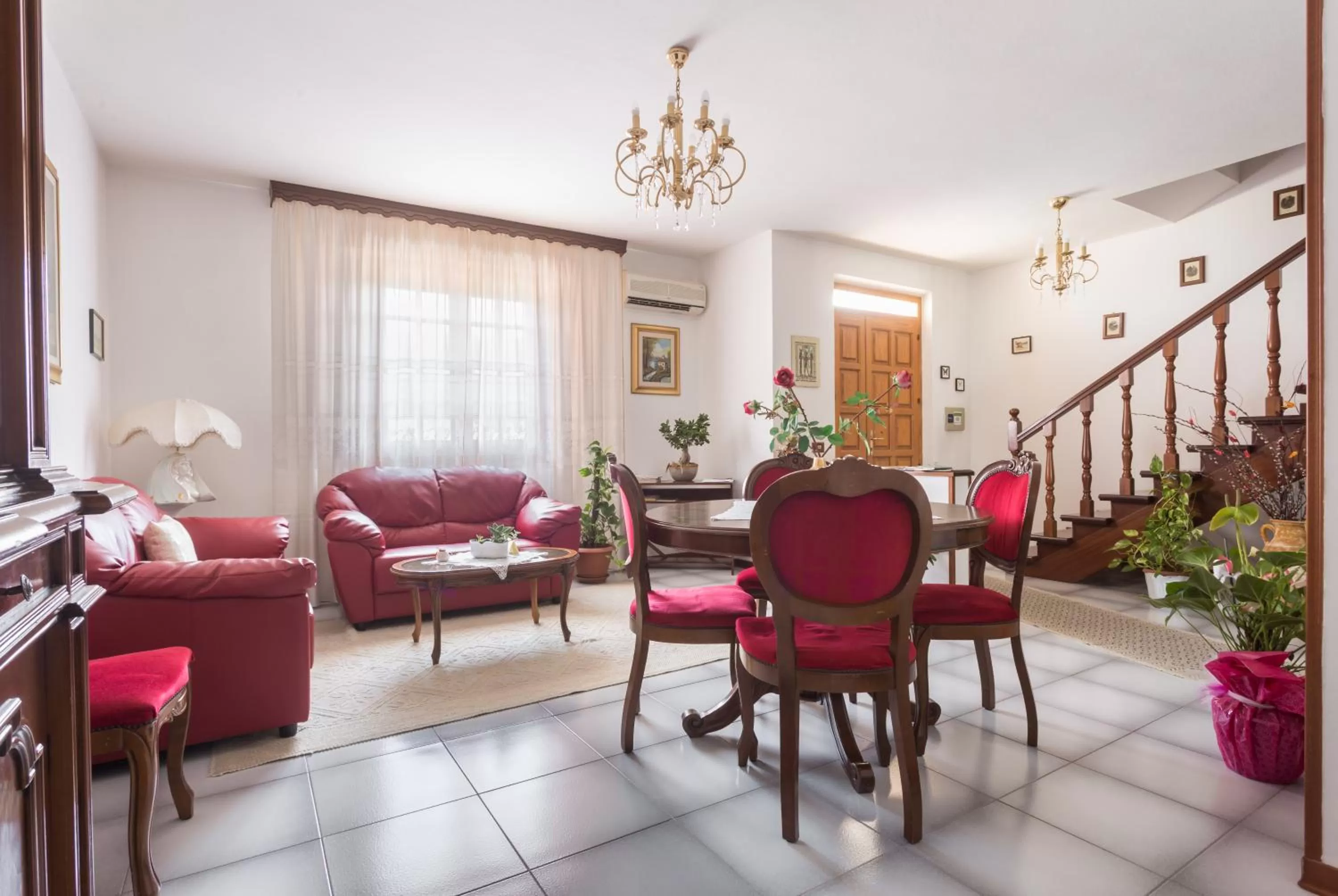 Communal lounge/ TV room in B&B Il Mirto