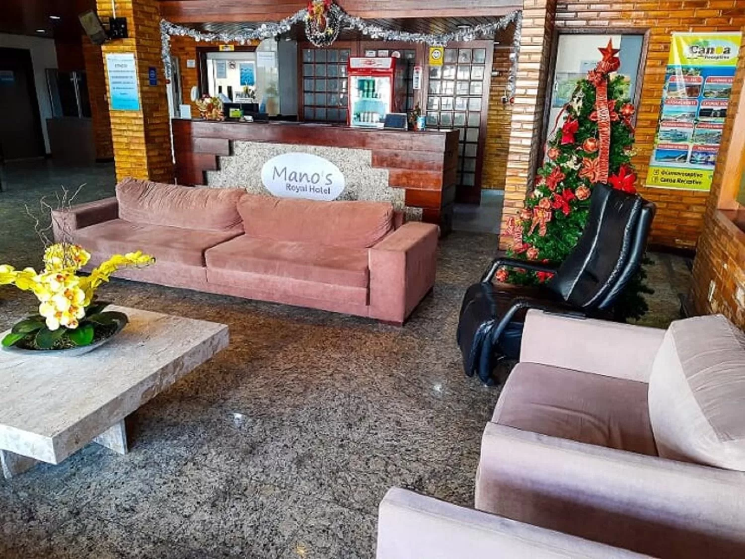 Lobby or reception in Sonia Flat Tambaú - Apartamento vista mar no Mano's Royal Hotel