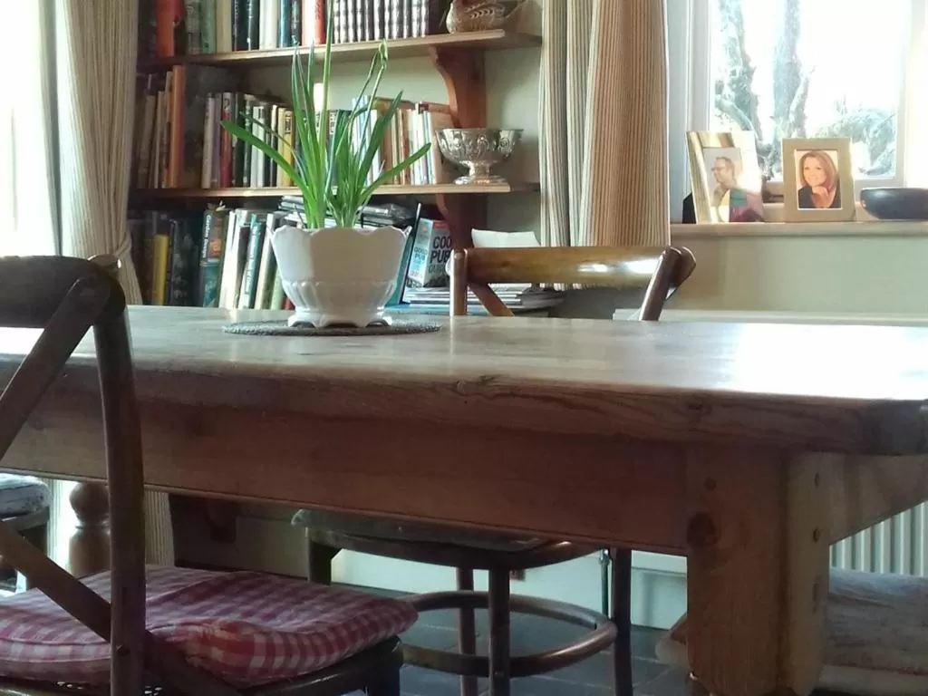 Dining area in Field Farm Cottage B&B