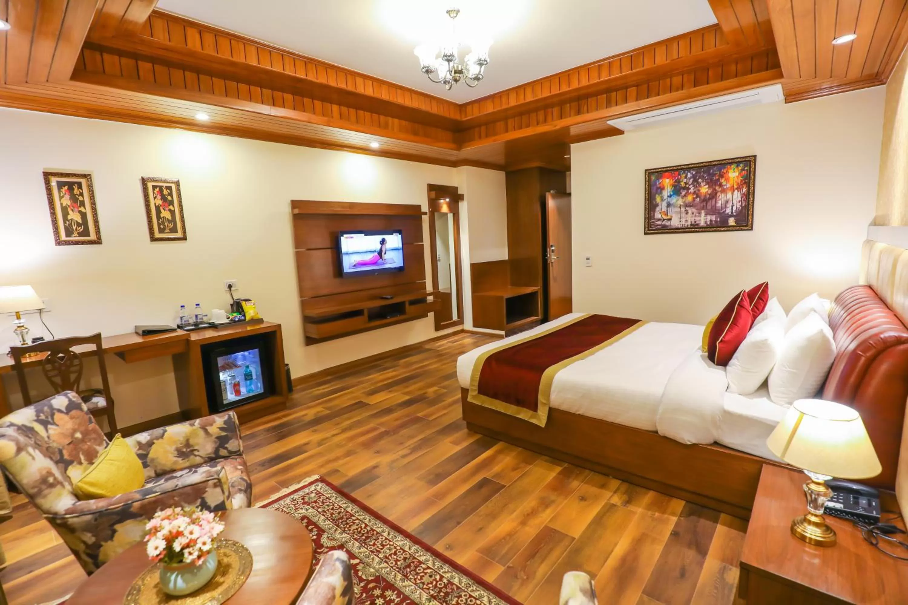 TV and multimedia, Bed in The Retreat Mashobra, Shimla