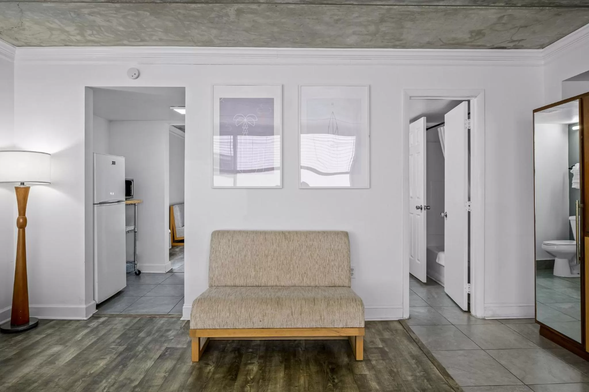 Seating area in The Beverley Beach House