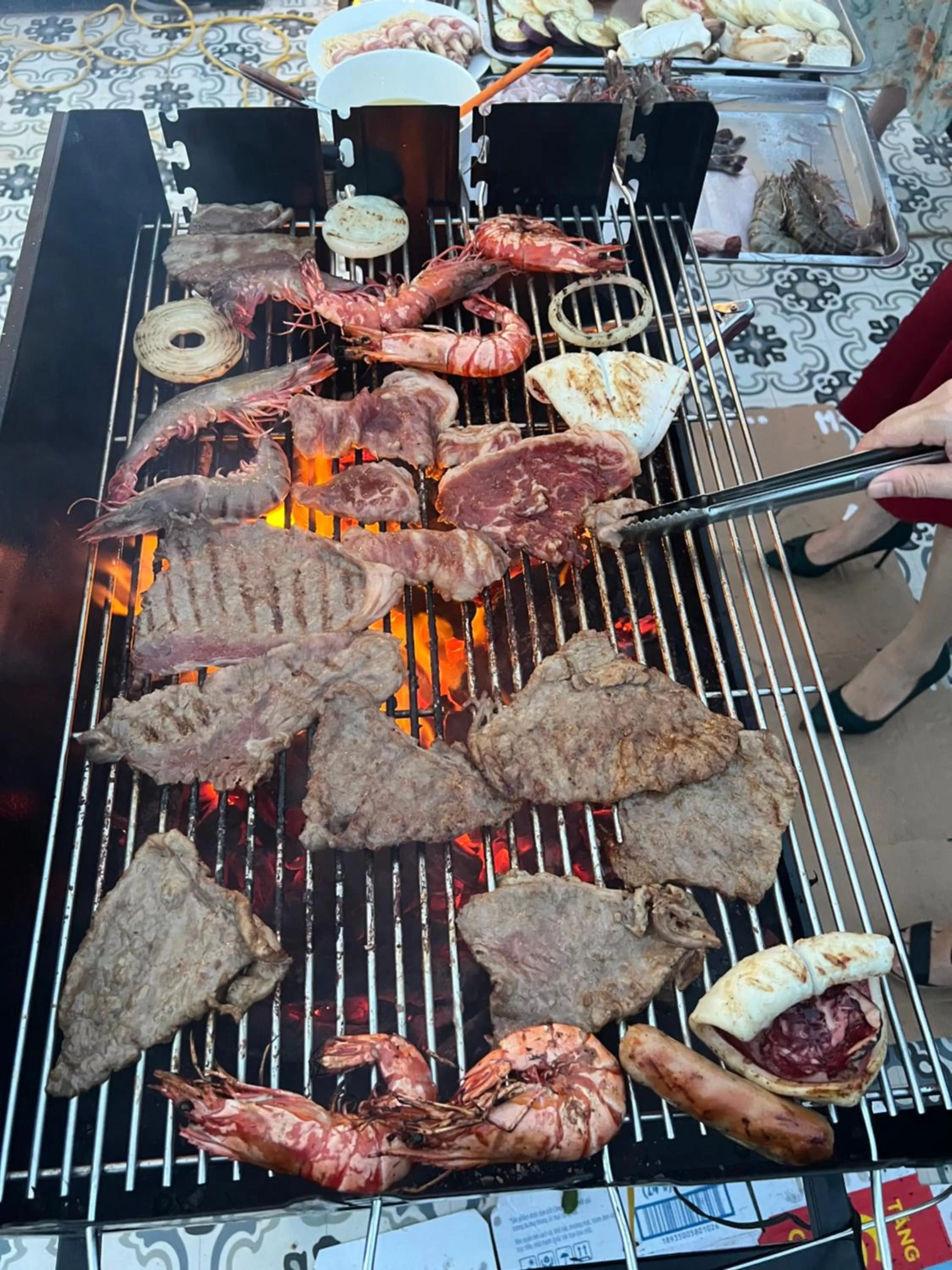 BBQ facilities in Lotus Hotel Ninh Bình