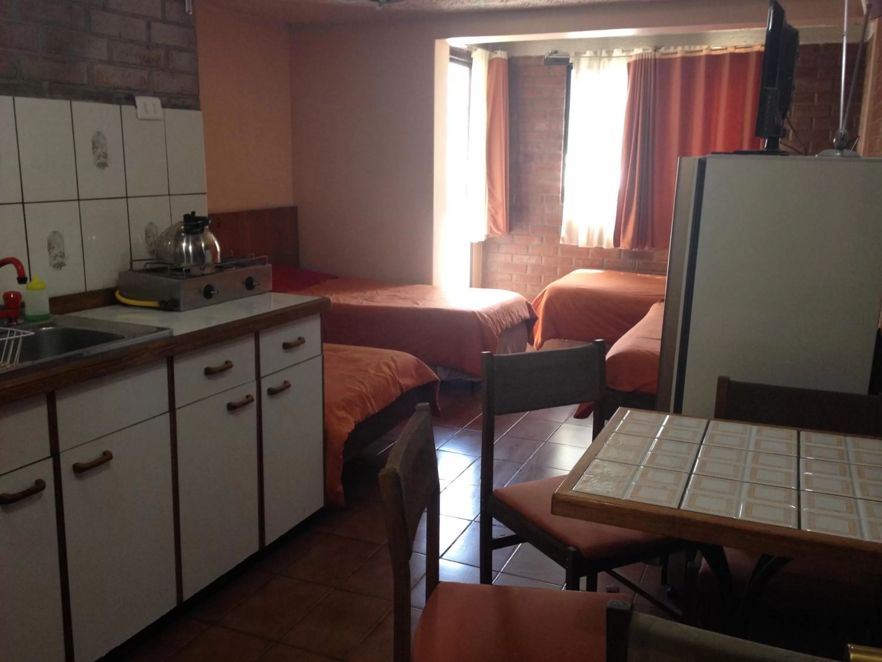 Kitchen or kitchenette in Aparthotel San Francisco