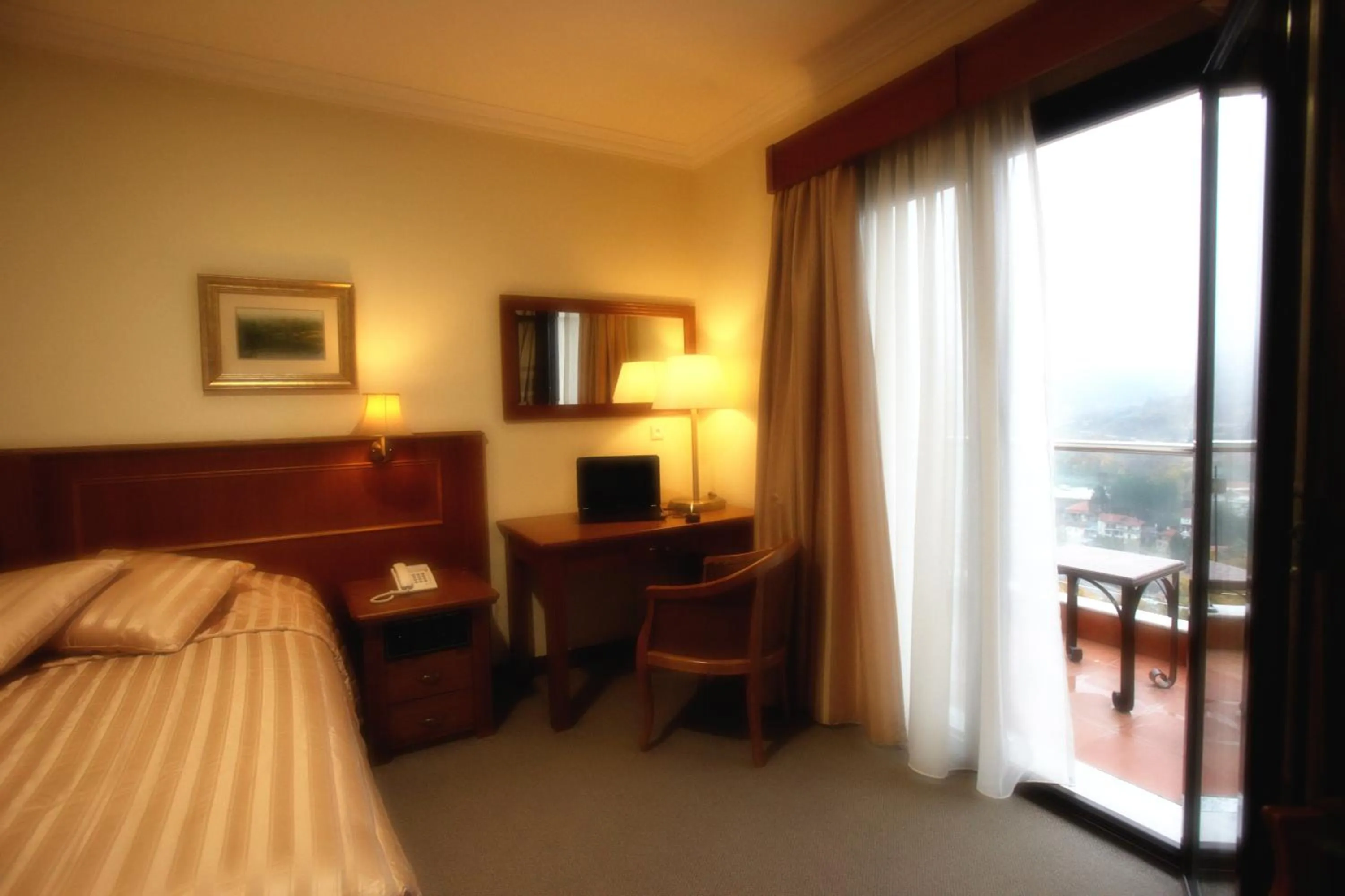 Bed in Afkos Grammos Boutique Hotel Resort