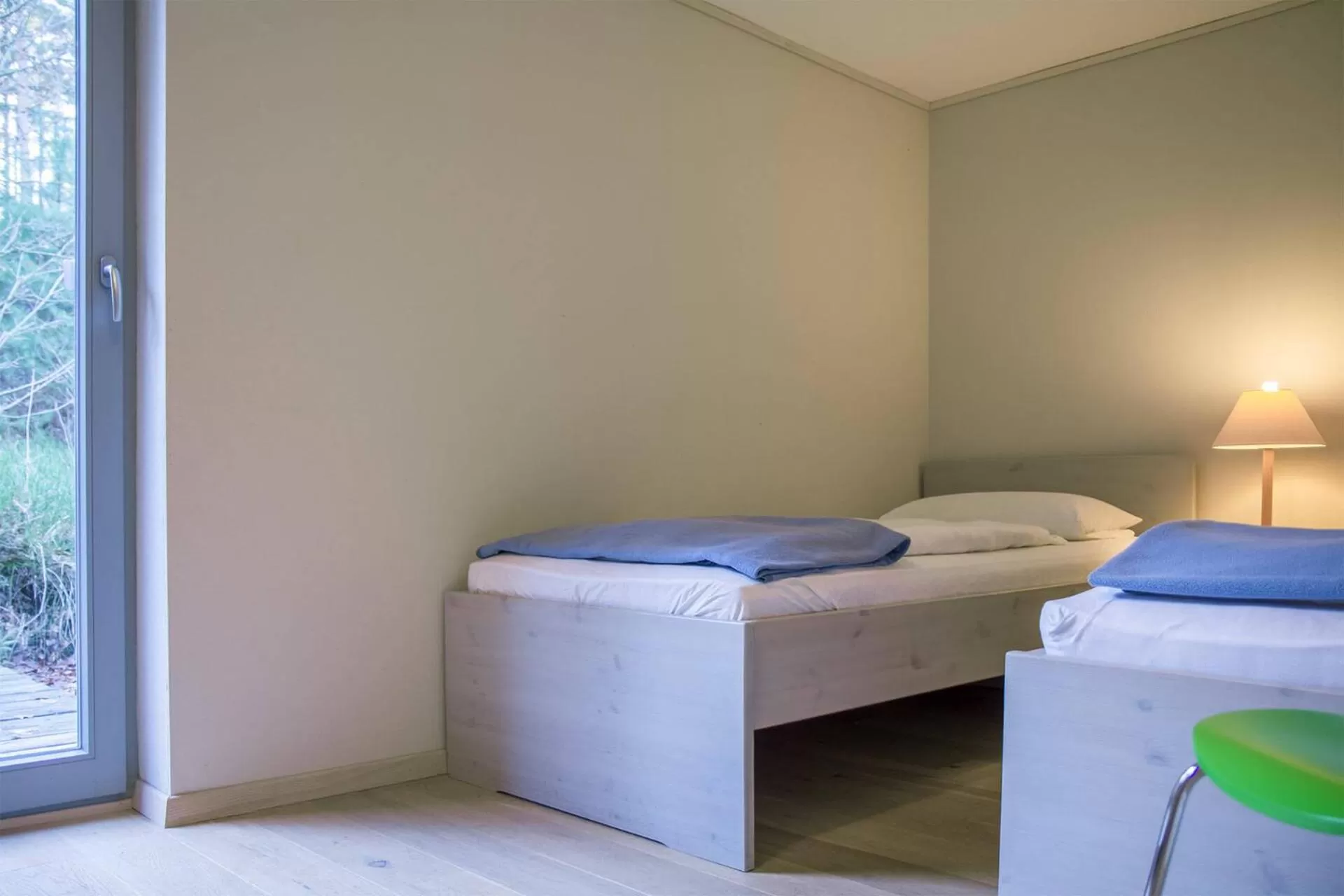 Bed in Biohotel Spöktal