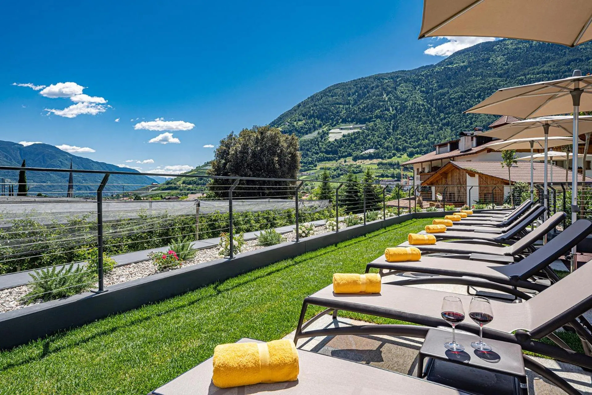 Mountain view in Das Mitterplarser Hotel