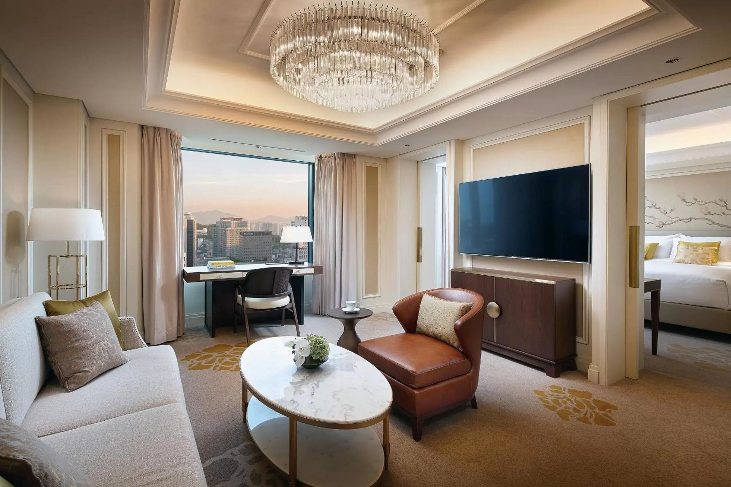 Executive Deluxe Suite Double Room – La Cime Access Included in Lotte Hotel Seoul Executive Tower Executive Deluxe Suite Double Room – La Cime Access Included in Lotte Hotel Seoul Executive Tower