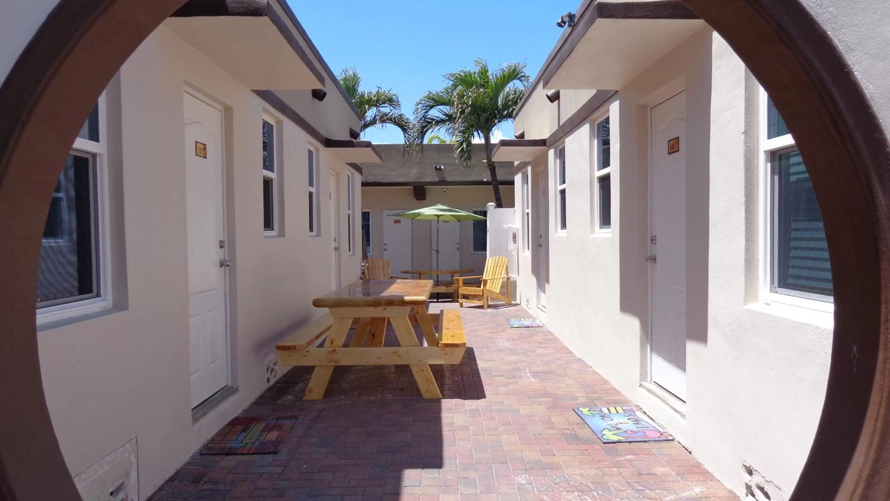 Patio in Caribbean Resort by the Ocean