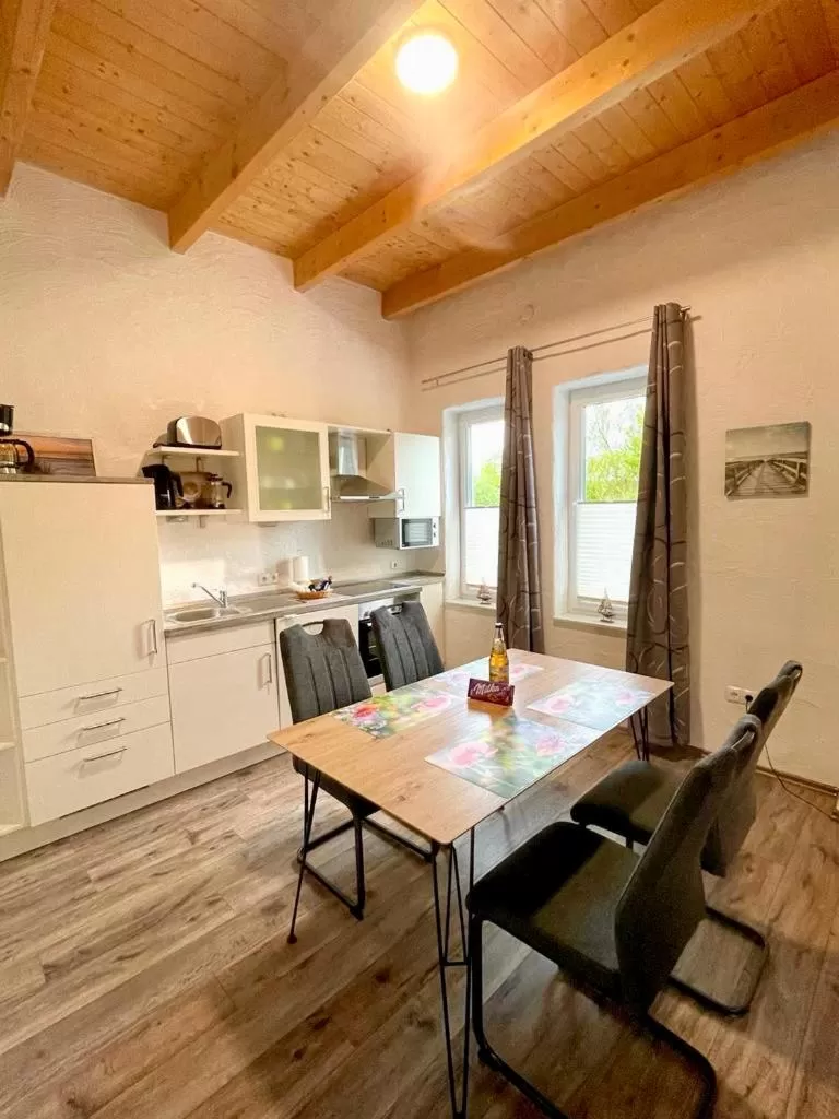 Kitchen or kitchenette, Dining Area in Villa Moorstern