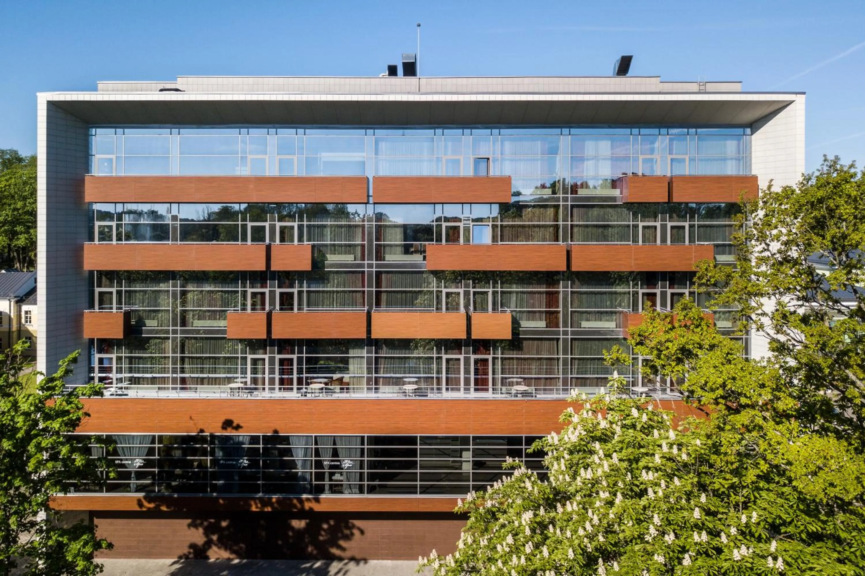 Garden view in Europa Royale Druskininkai