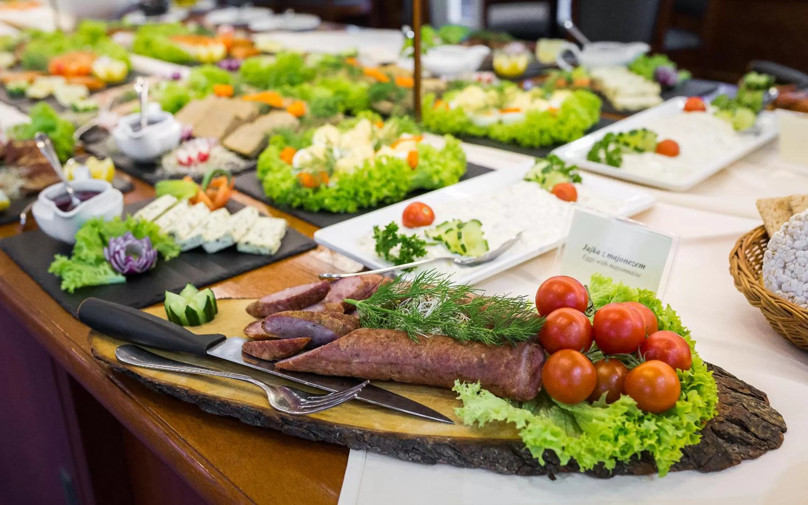 Buffet breakfast in Bukowy Park Hotel Medical SPA