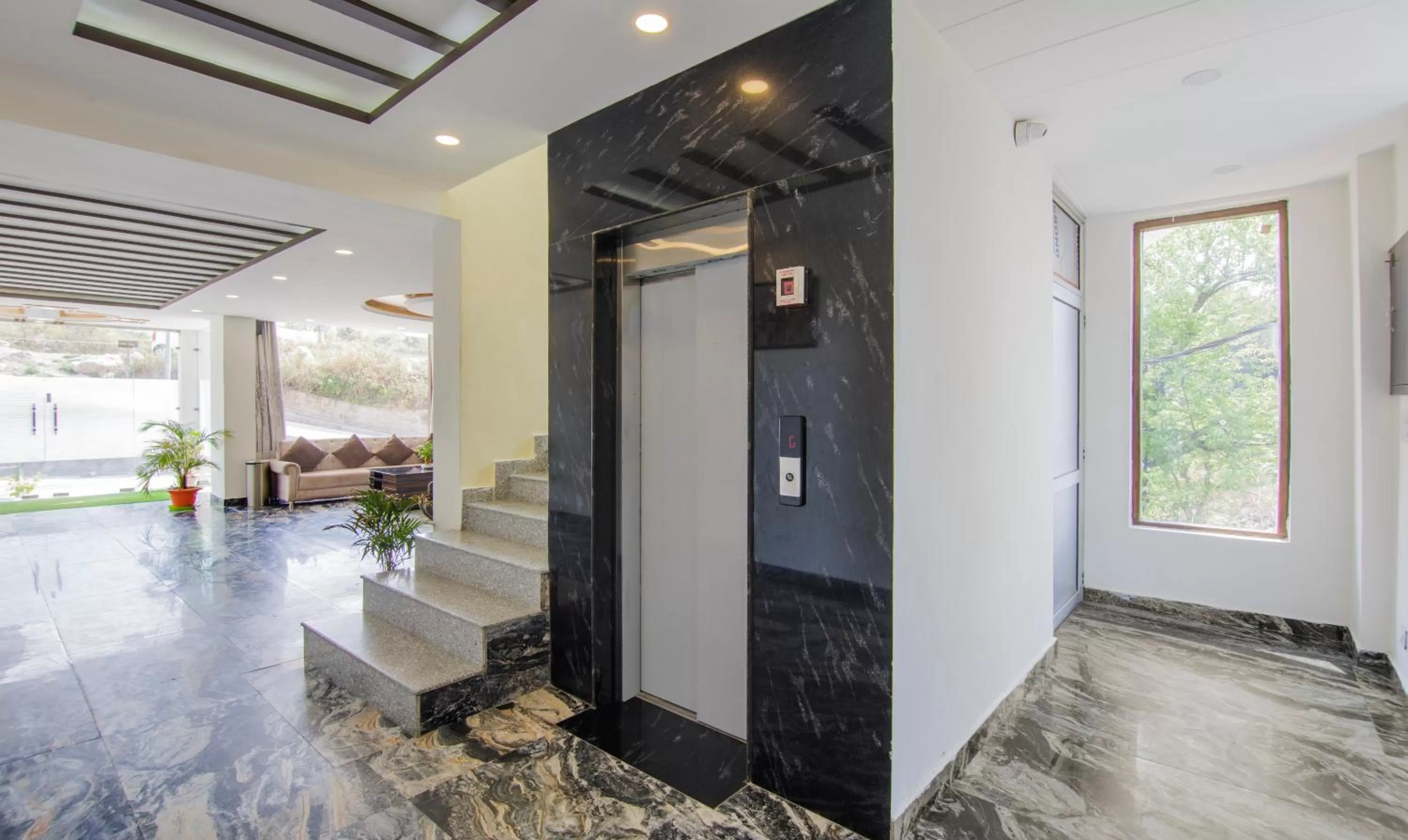elevator in Treebo Ortus Residency