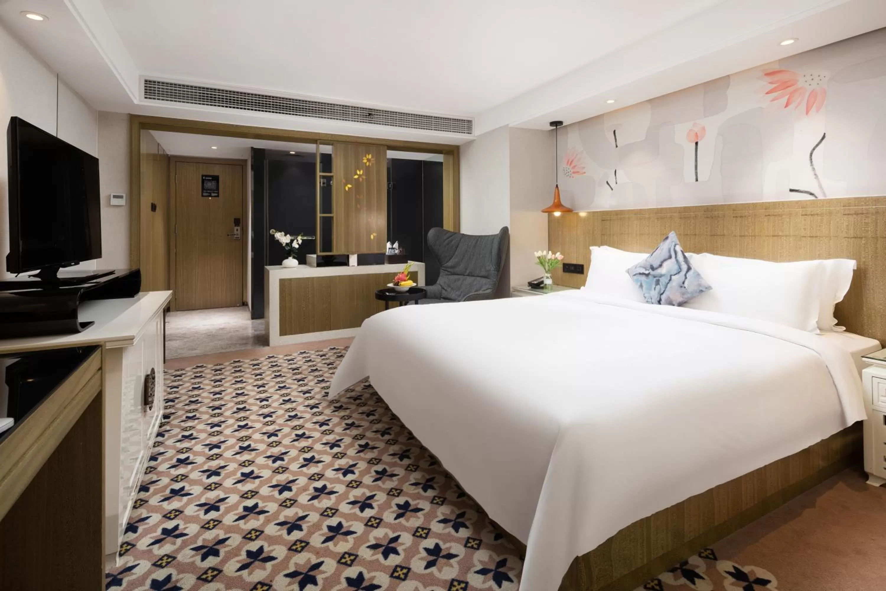 Property building, Bed in Paco Hotel Gangding Metro Guangzhou