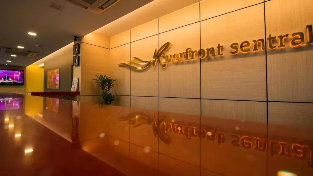 Property Logo/Sign in Riverfront Boutique Hotel