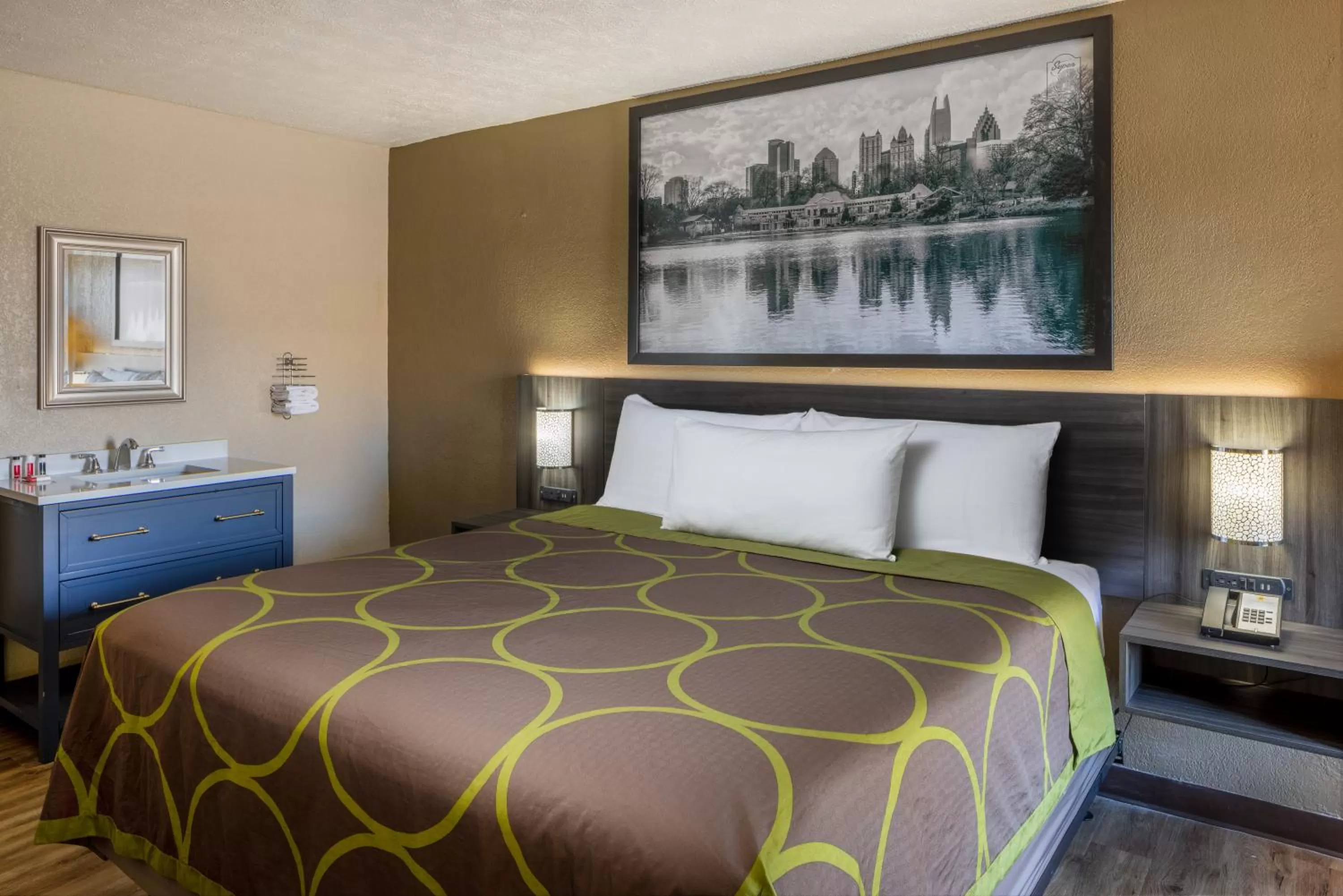 Bed in Super 8 by Wyndham McDonough GA