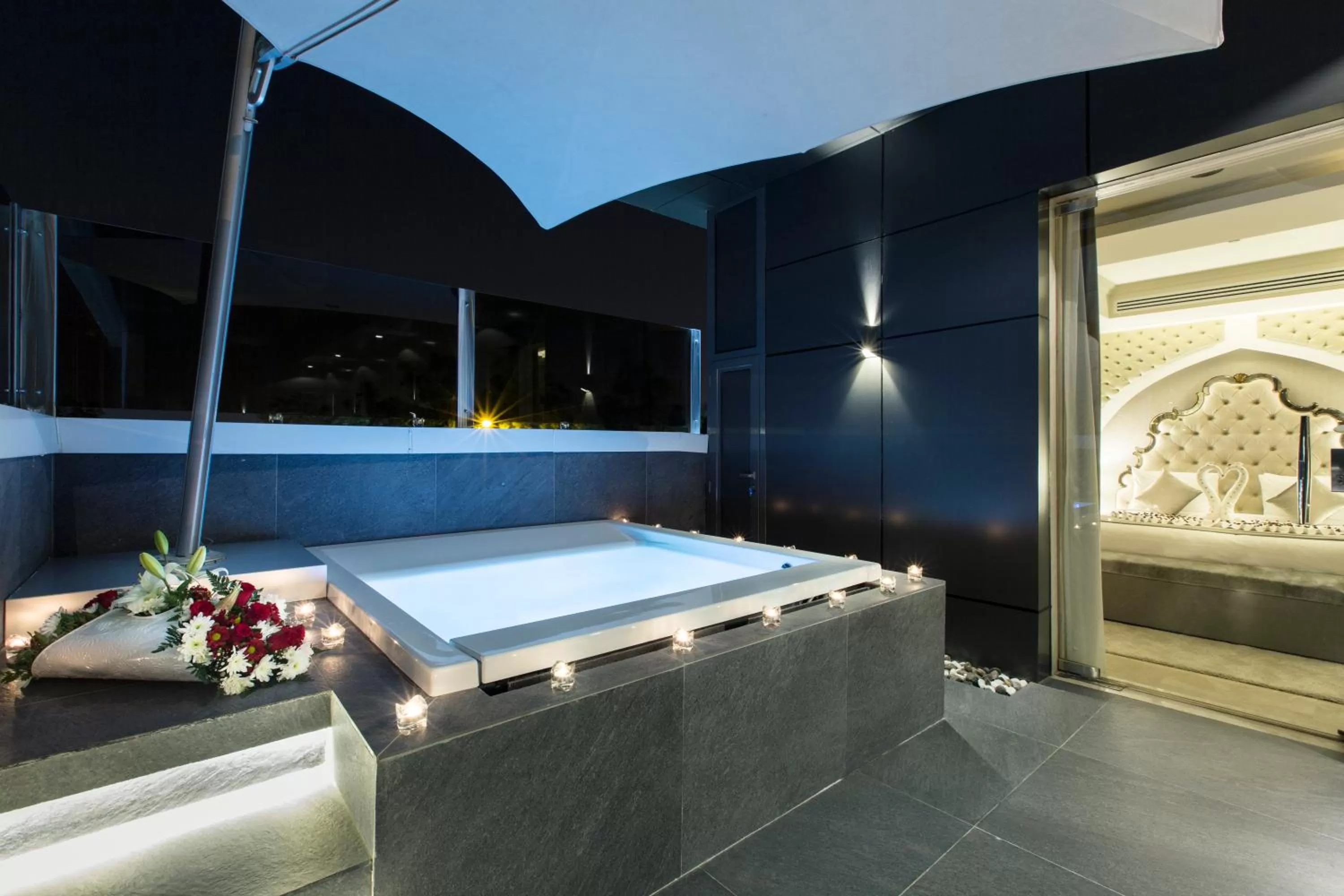 Aqua park in Aswar Cortoba Serviced Apartments Riyadh