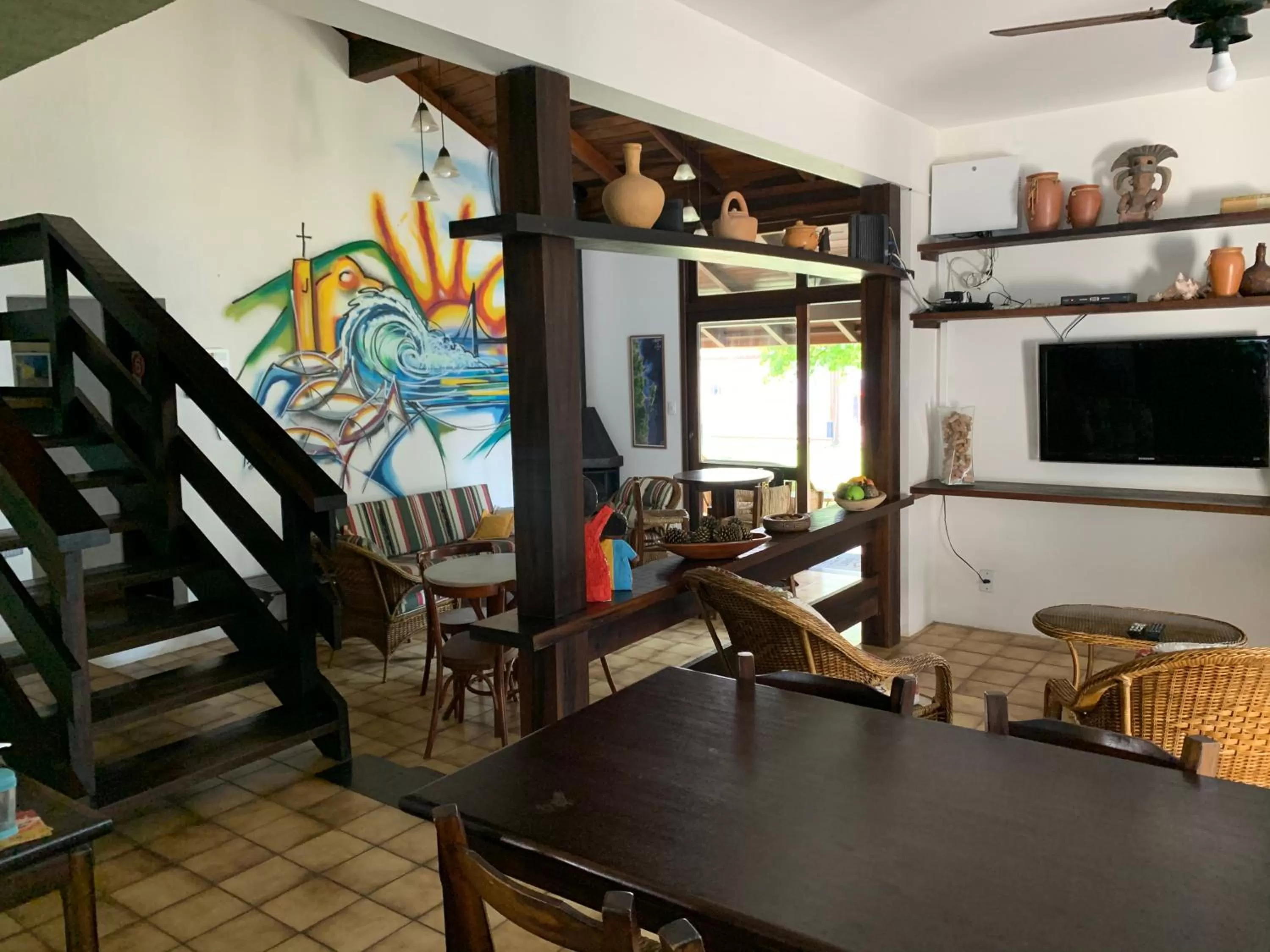 Seating Area in Beach House Floripa