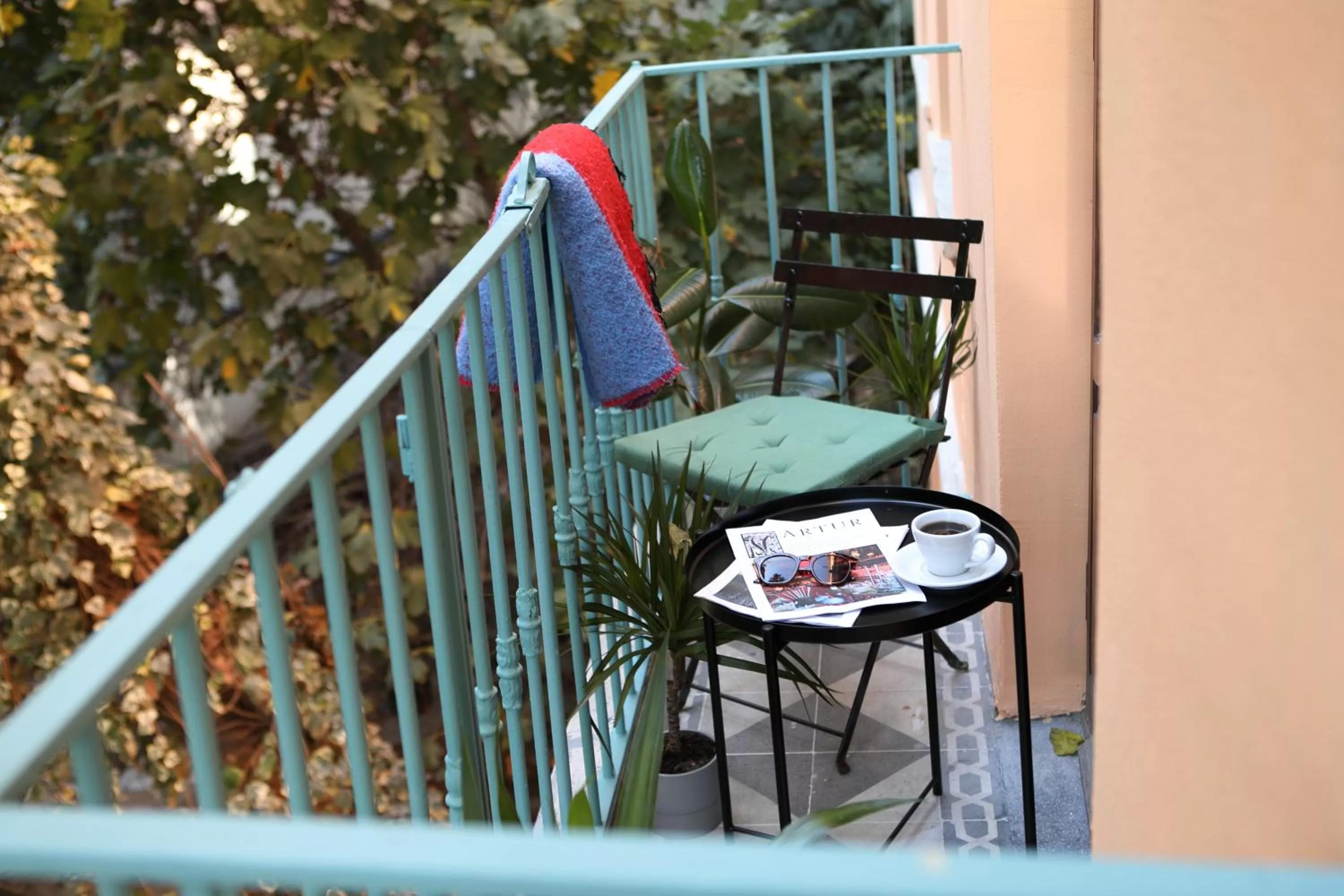 Balcony/Terrace in House MOLA Galata