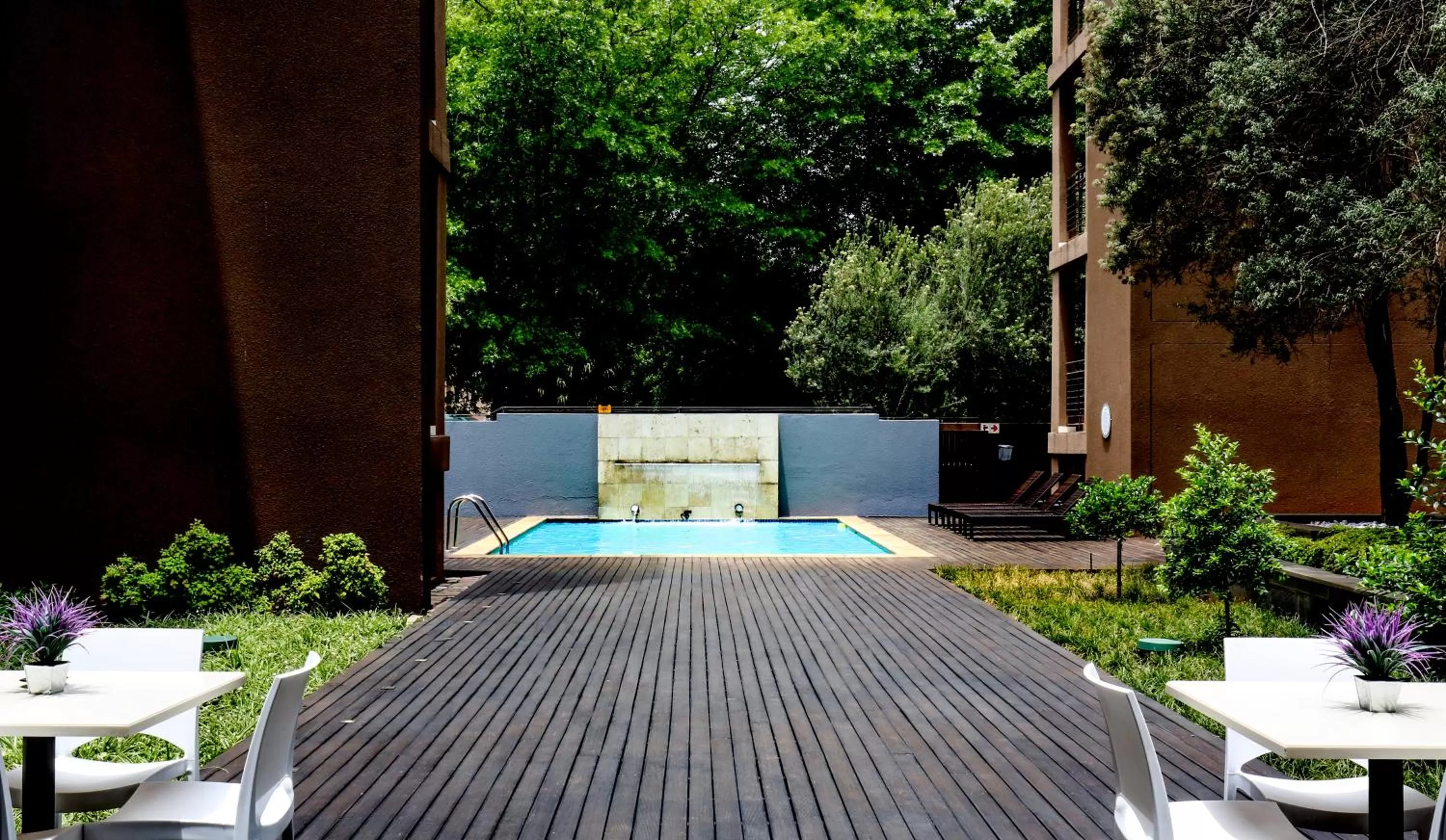 Garden in The Nicol Hotel and Apartments