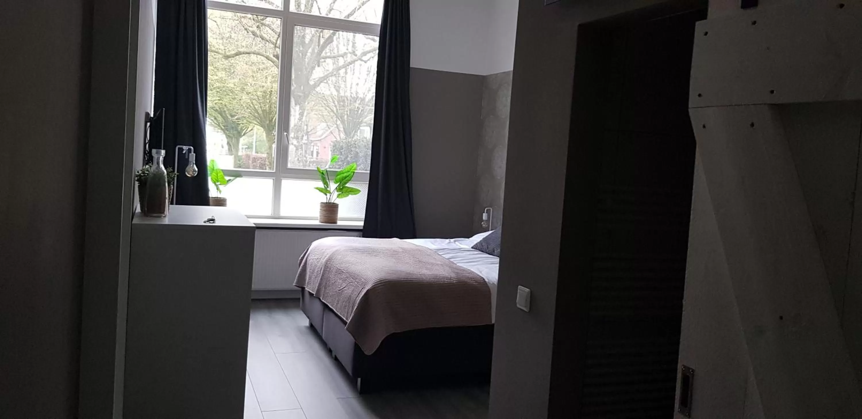 Bed in B&B de Wilhelminaschool