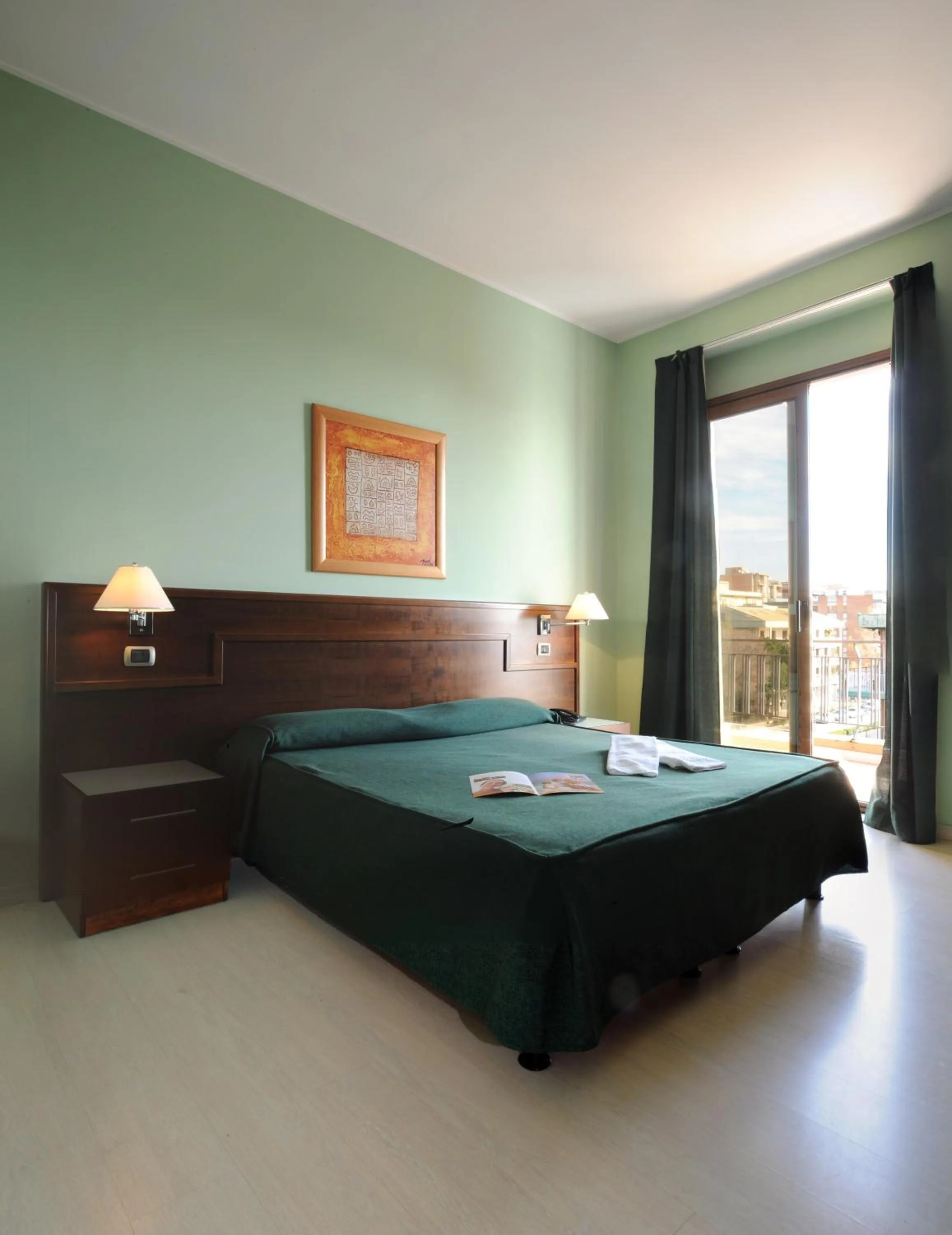 Bed in Panorama Hotel