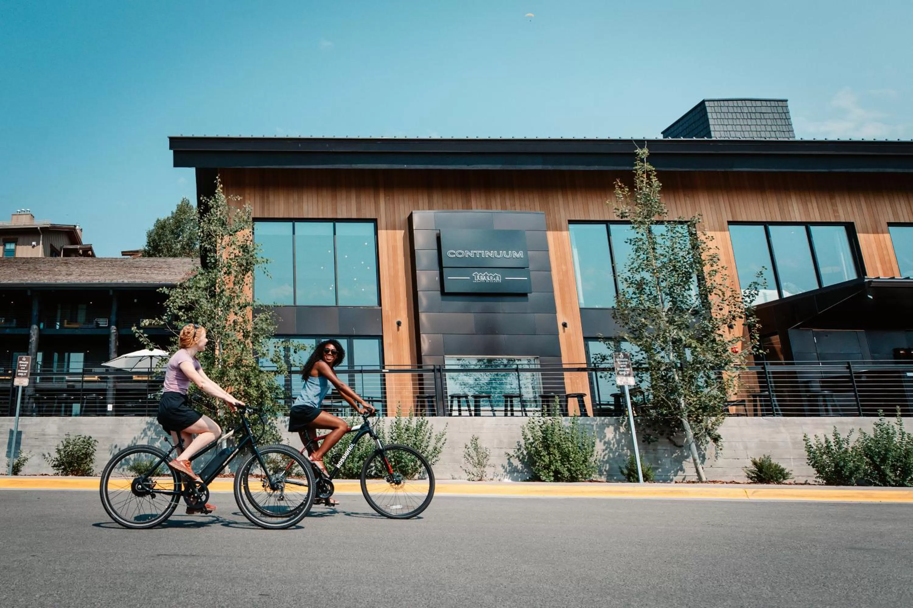 Property building, Biking in Continuum Hotel