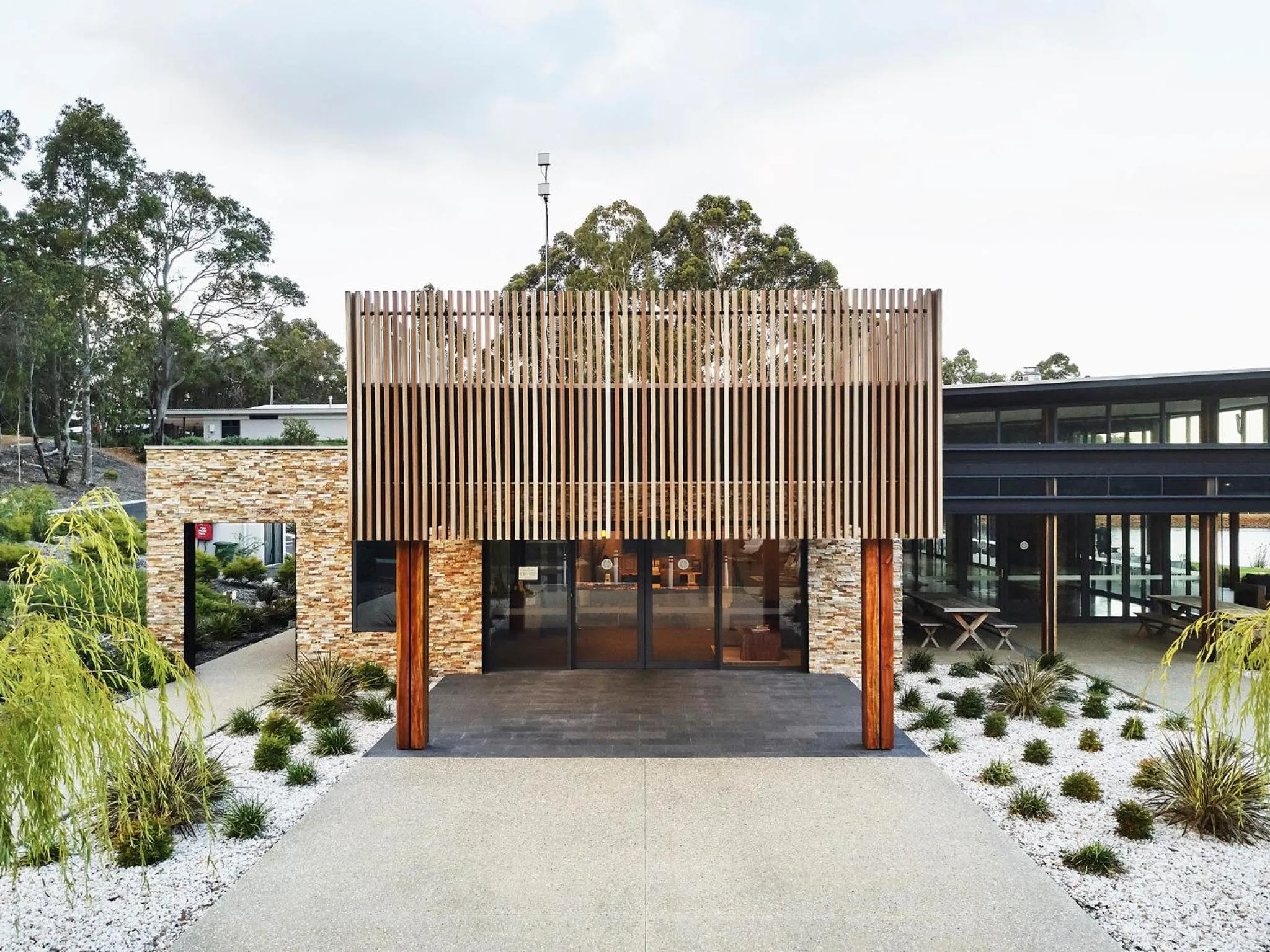 Property building in Eight Willows Retreat