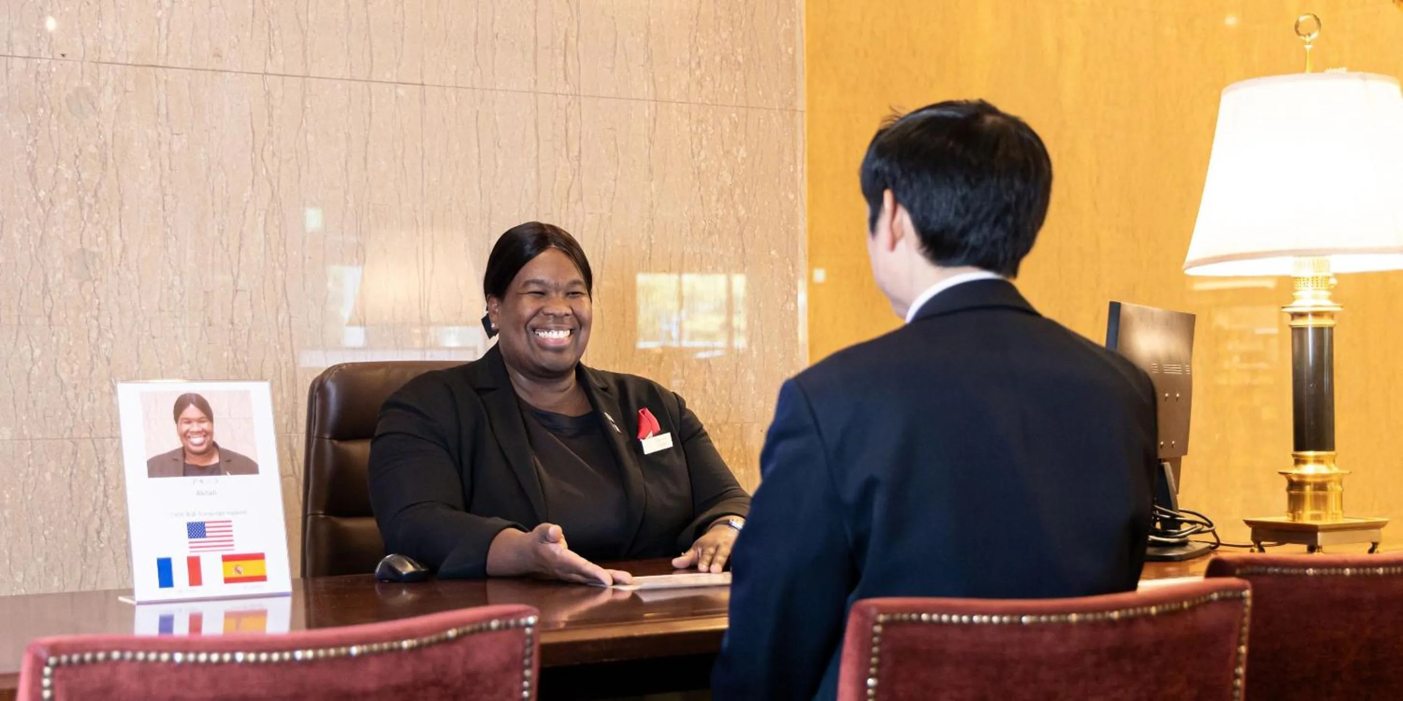 Staff in Rihga Royal Hotel Hiroshima