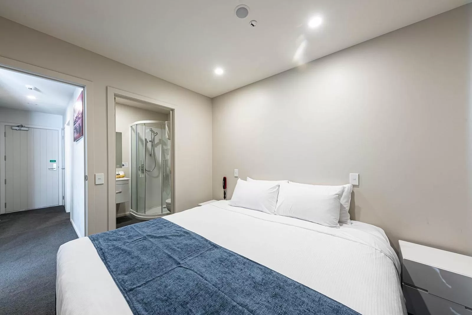 Bedroom, Bed in 311 Motel Riccarton