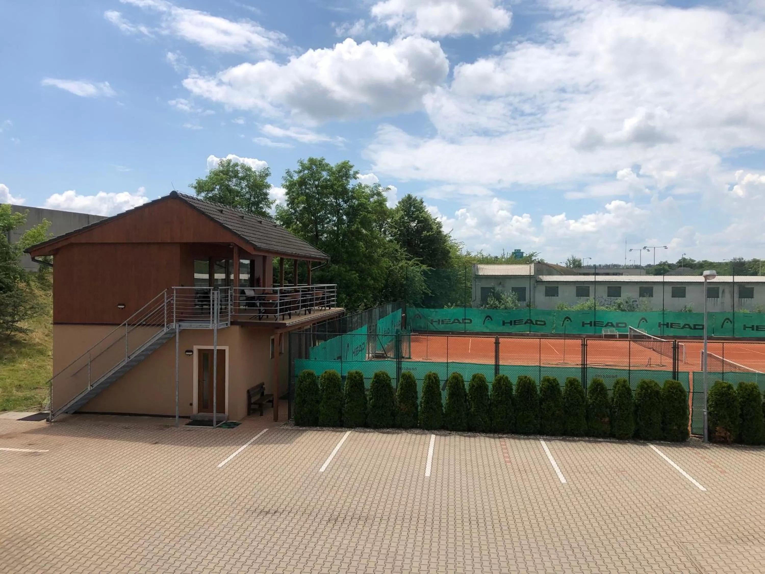 Tennis court, Property Building in Hotel Sport Mlada Boleslav