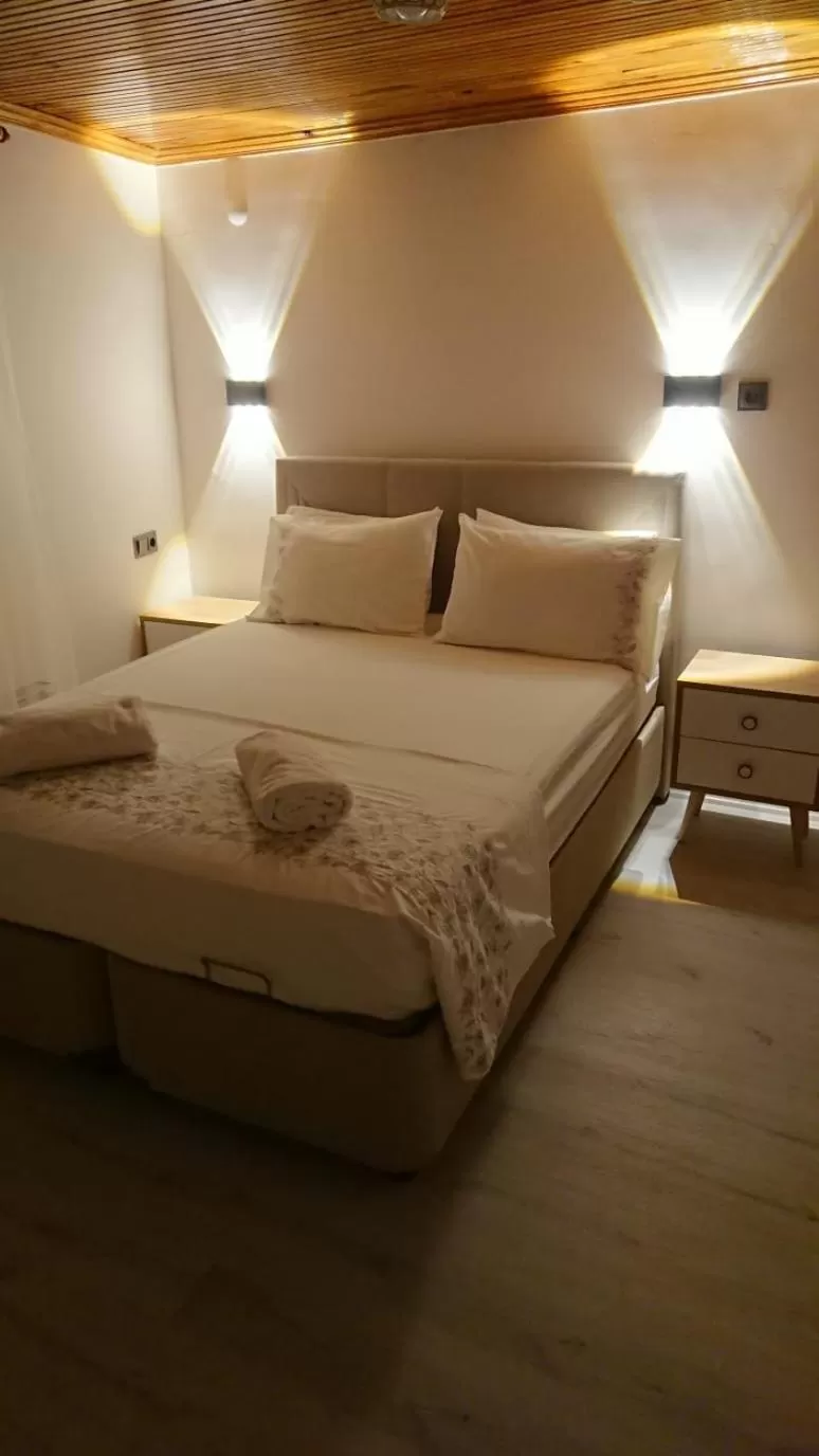 Bed in Ali's Pension